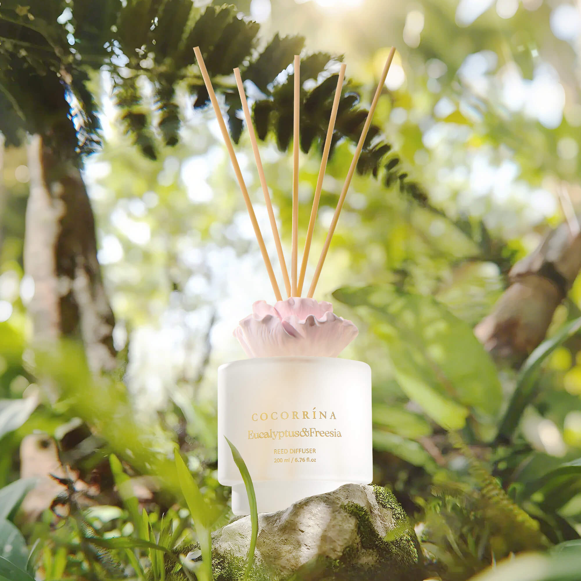 COCORRÍNA Gypsum Flower Eucalyptus & Freesia Reed Diffuser