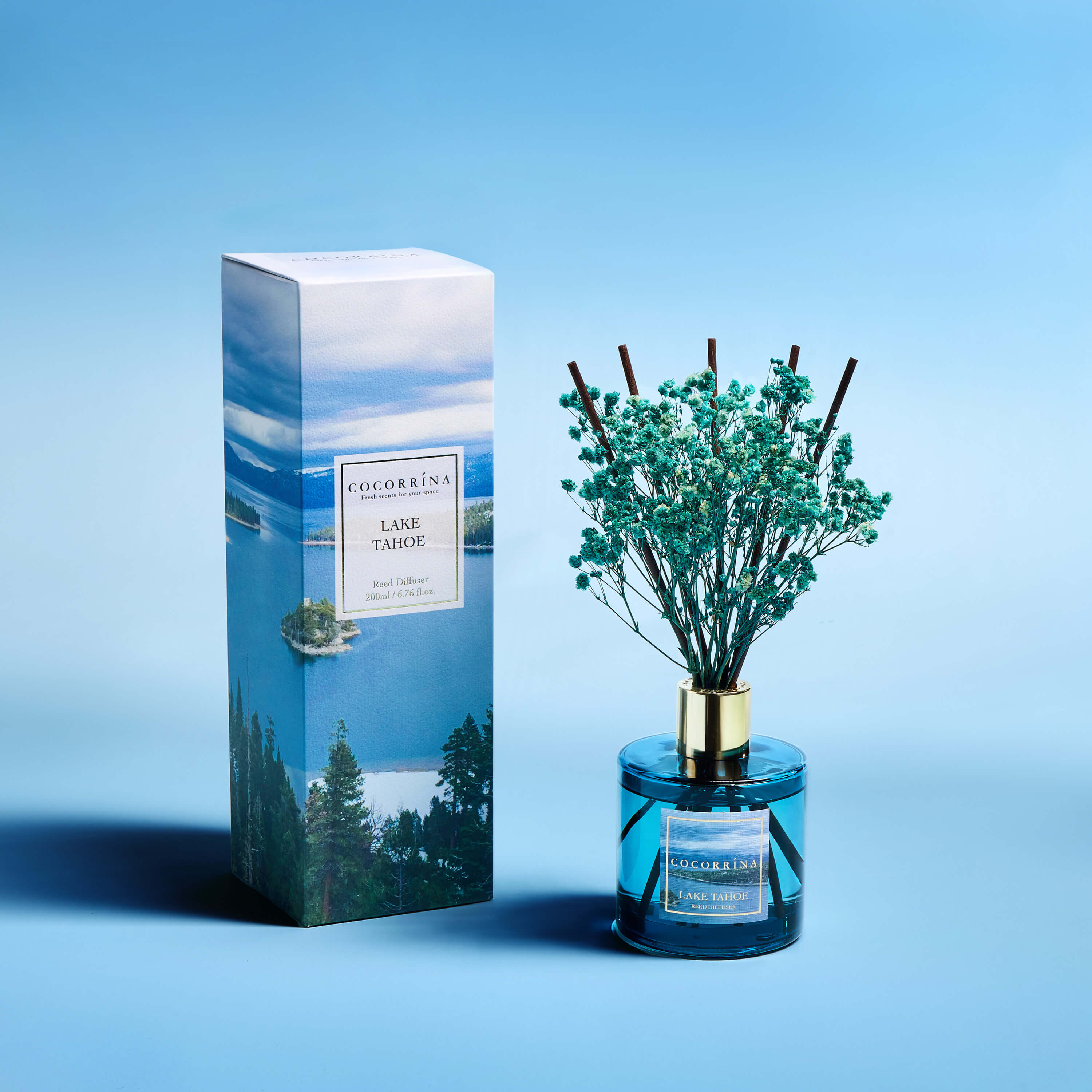 COCORRÍNA The Lake Tahoe Reed Diffuser Set