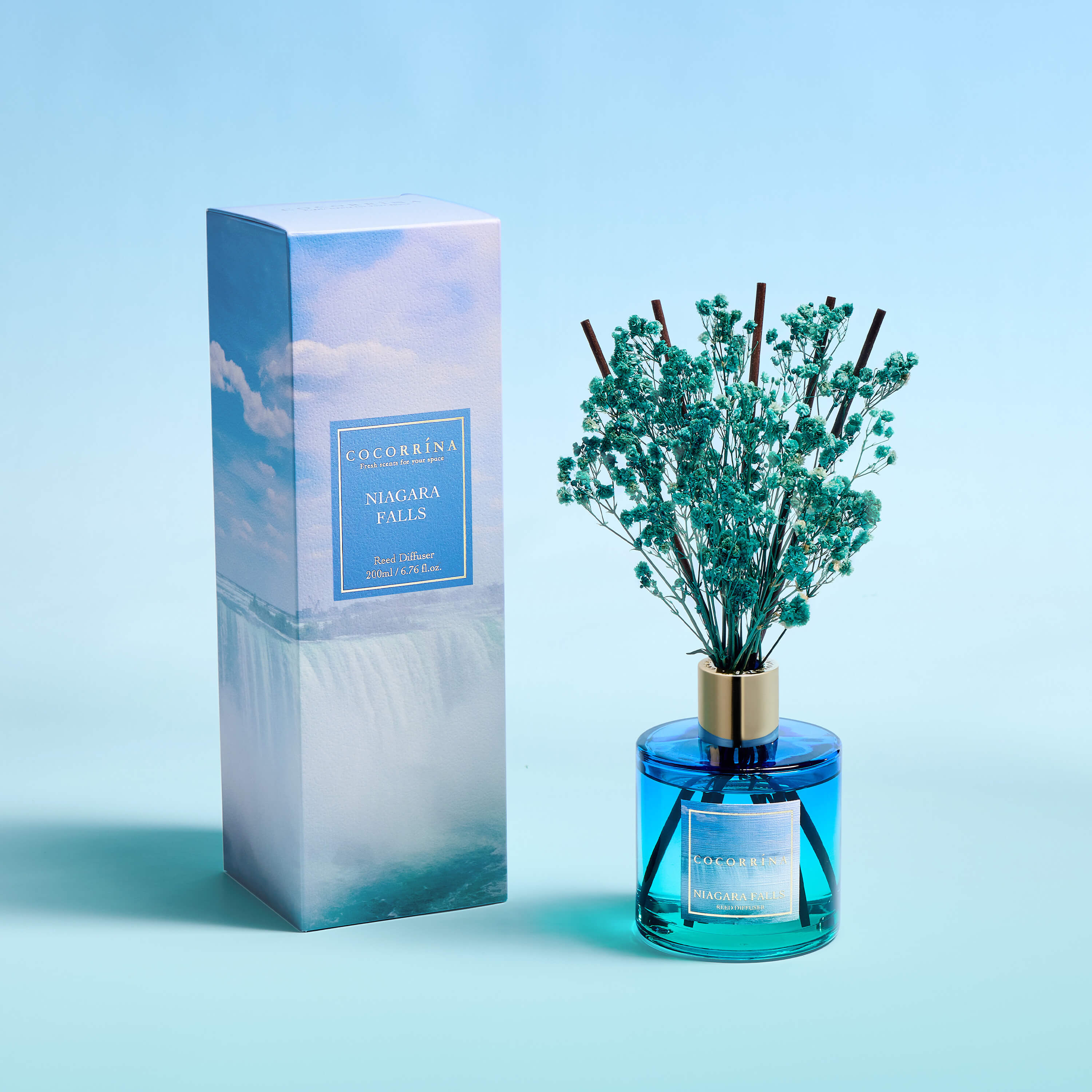 COCORRÍNA Niagara Falls Reed Diffuser Set