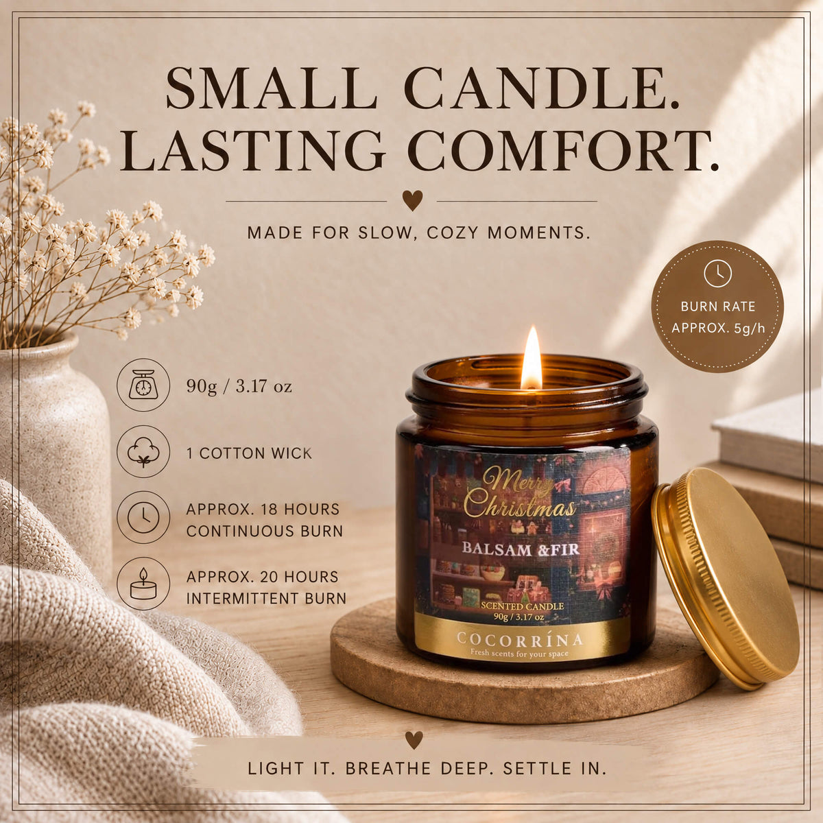 COCORRÍNA Candle Set of 4