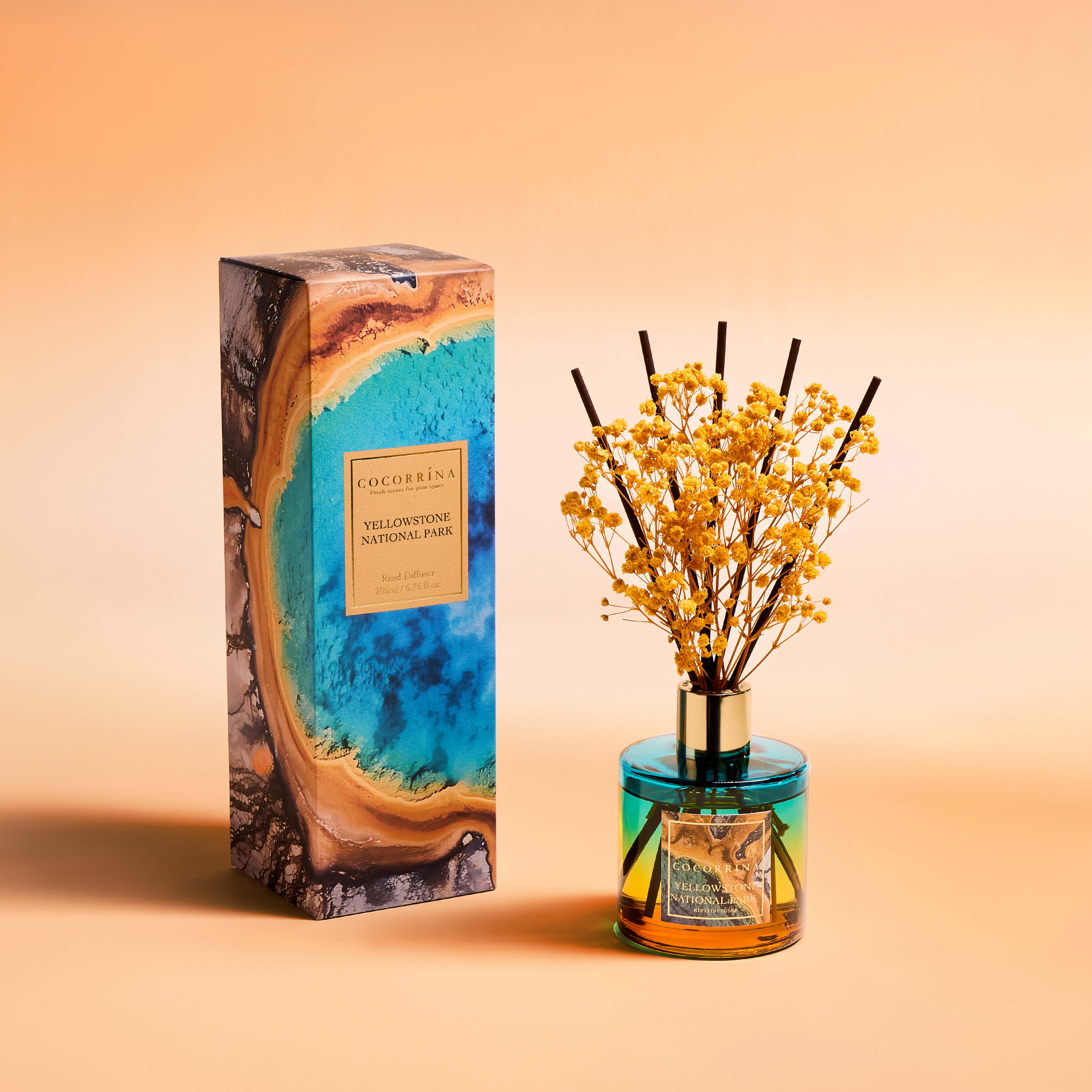 COCORRÍNA The Yellowstone Reed Diffuser Set