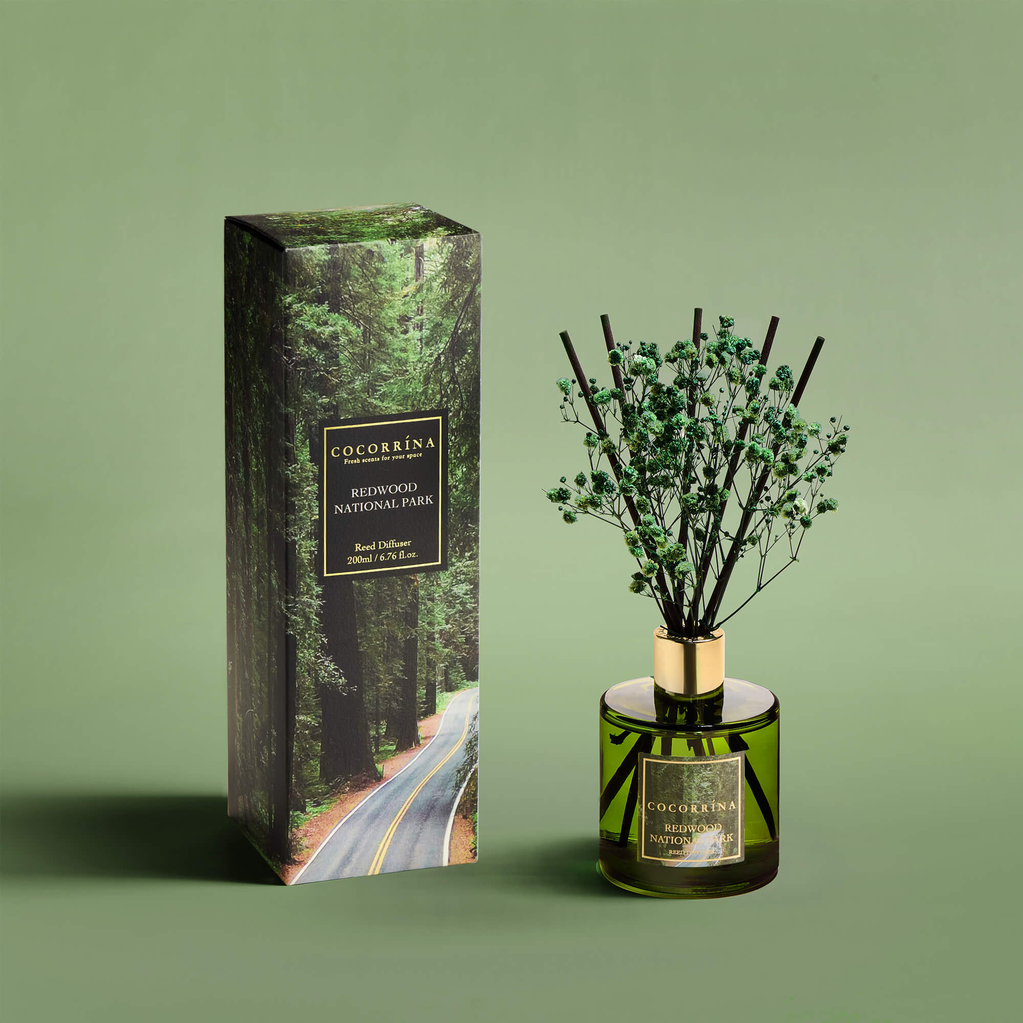 COCORRÍNA The Redwood Reed Diffuser Set