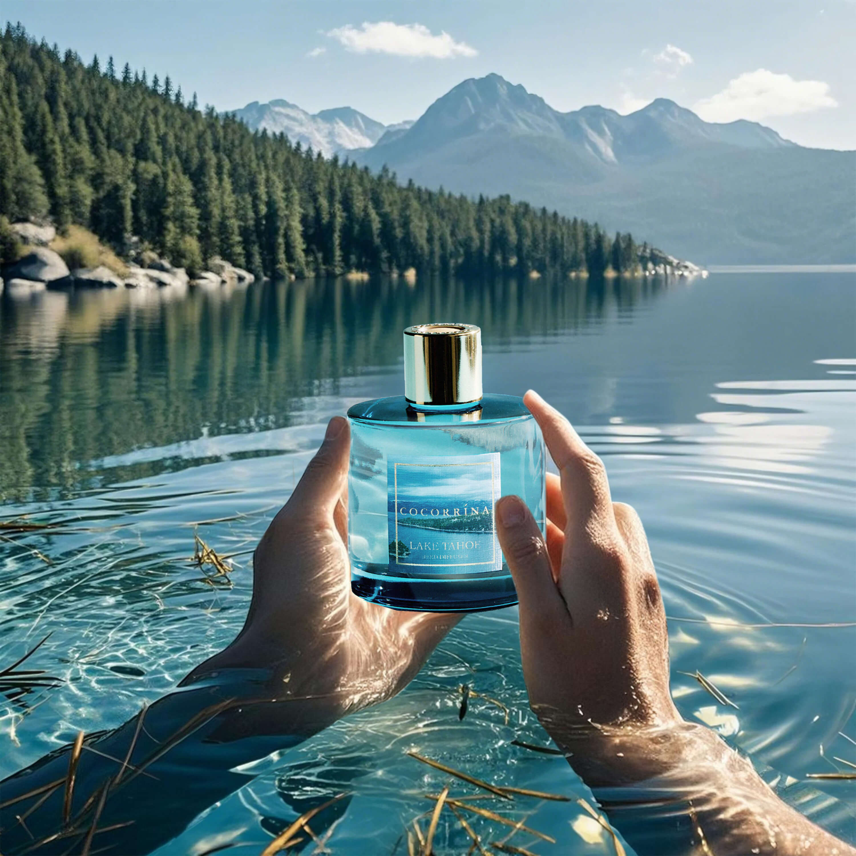 COCORRÍNA The Lake Tahoe Reed Diffuser Set