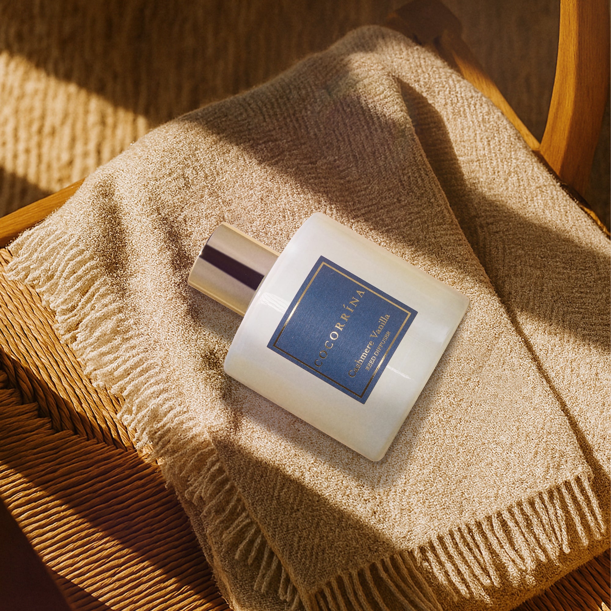 COCORRÍNA Set diffusore a bastoncini in cashmere e vaniglia