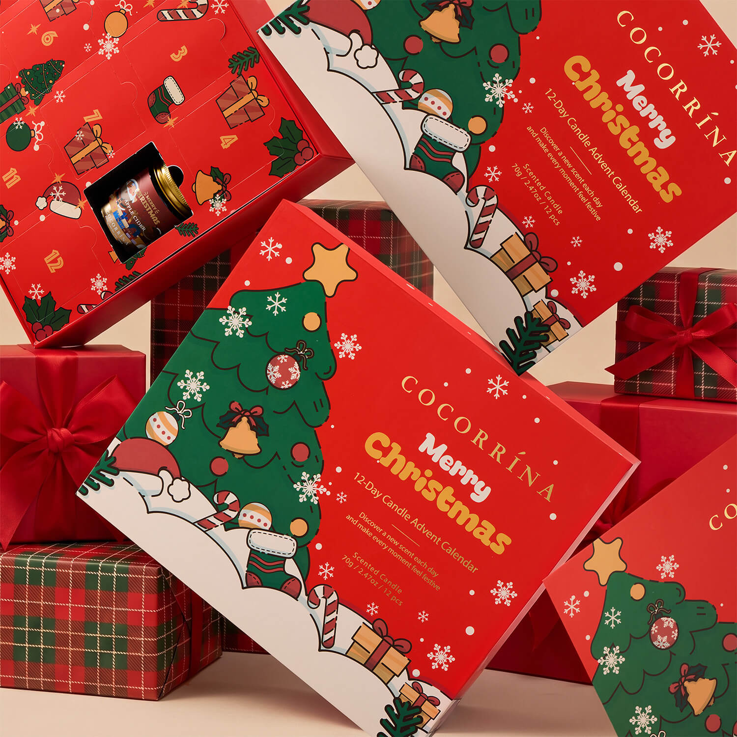 COCORRÍNA Advent Calendar 12 Candles Set(Pre-order)