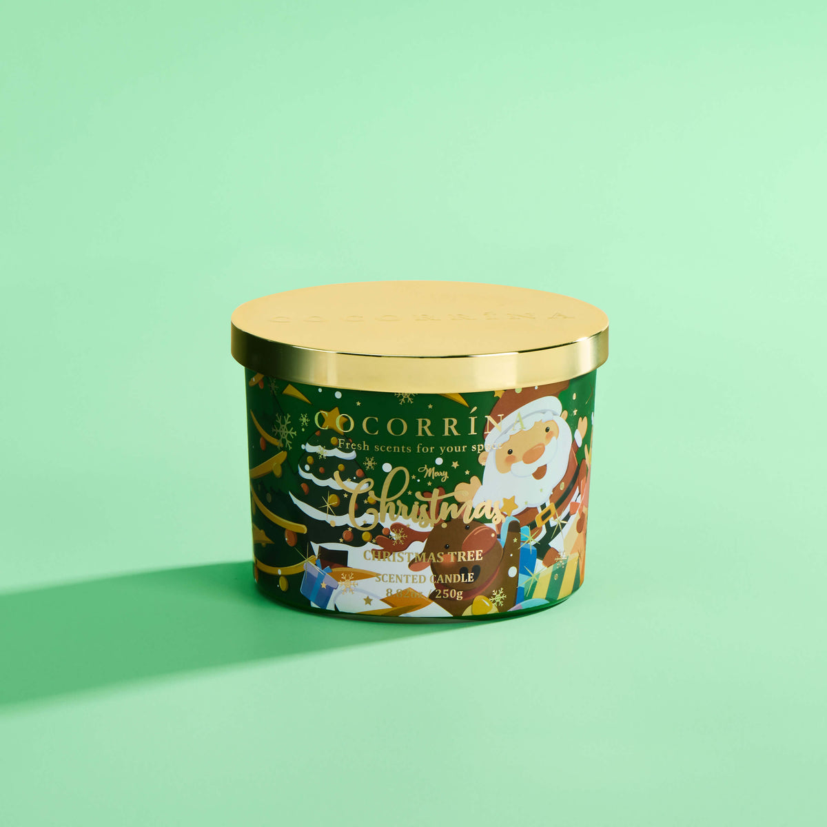 Vela navideña COCORRÍNA de 250 g (Preventa)