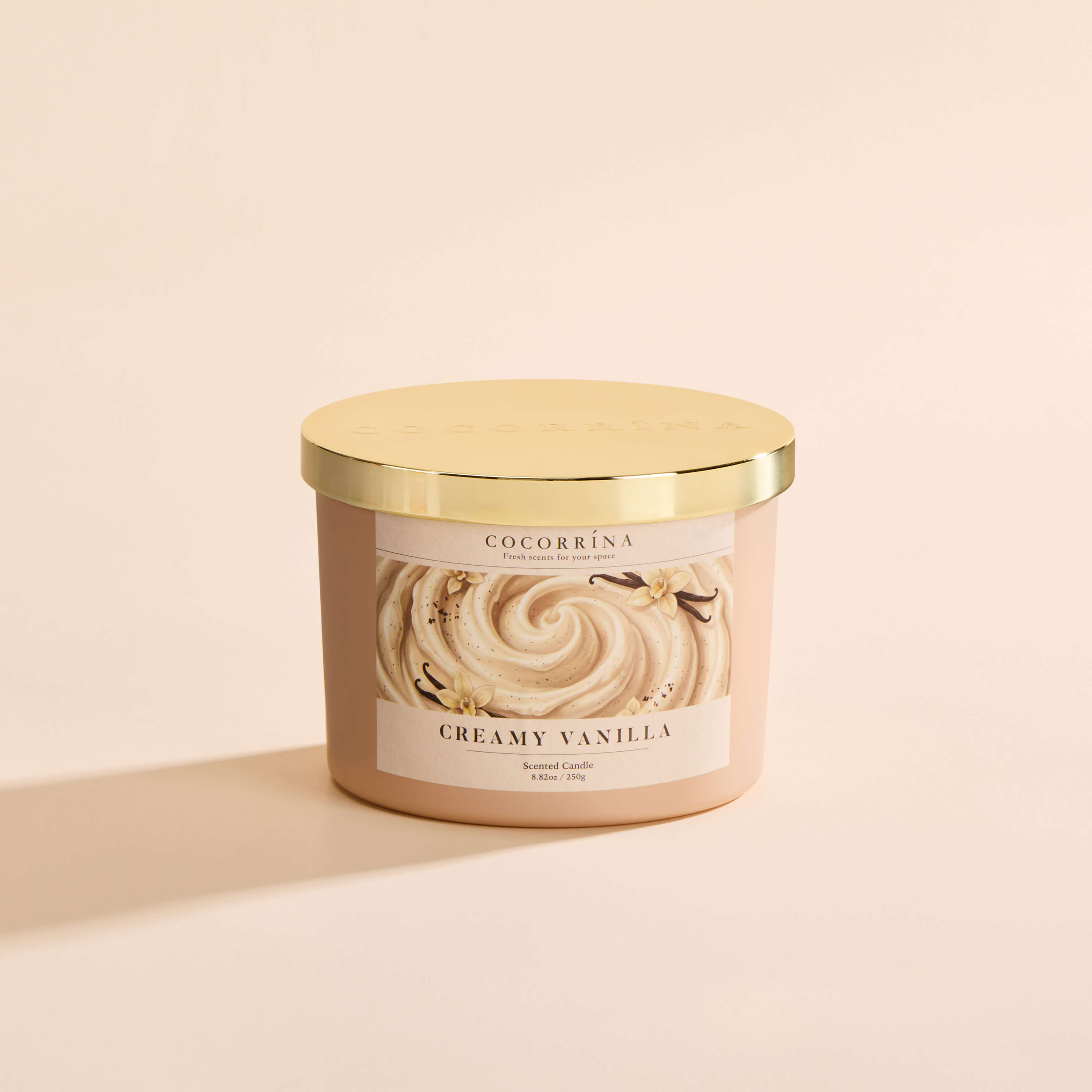 COCORRÍNA 8.8 oz Creamy Vanilla Candle(Pre-Order)