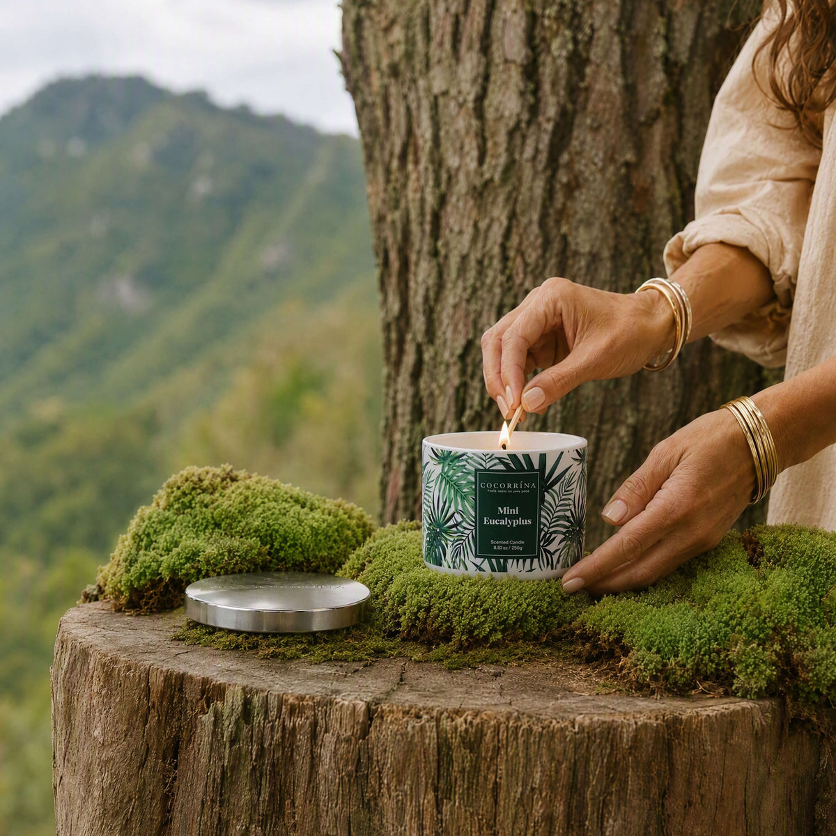 COCORRÍNA 8.8 oz Mint Eucalyptus Candle(Pre-Order)