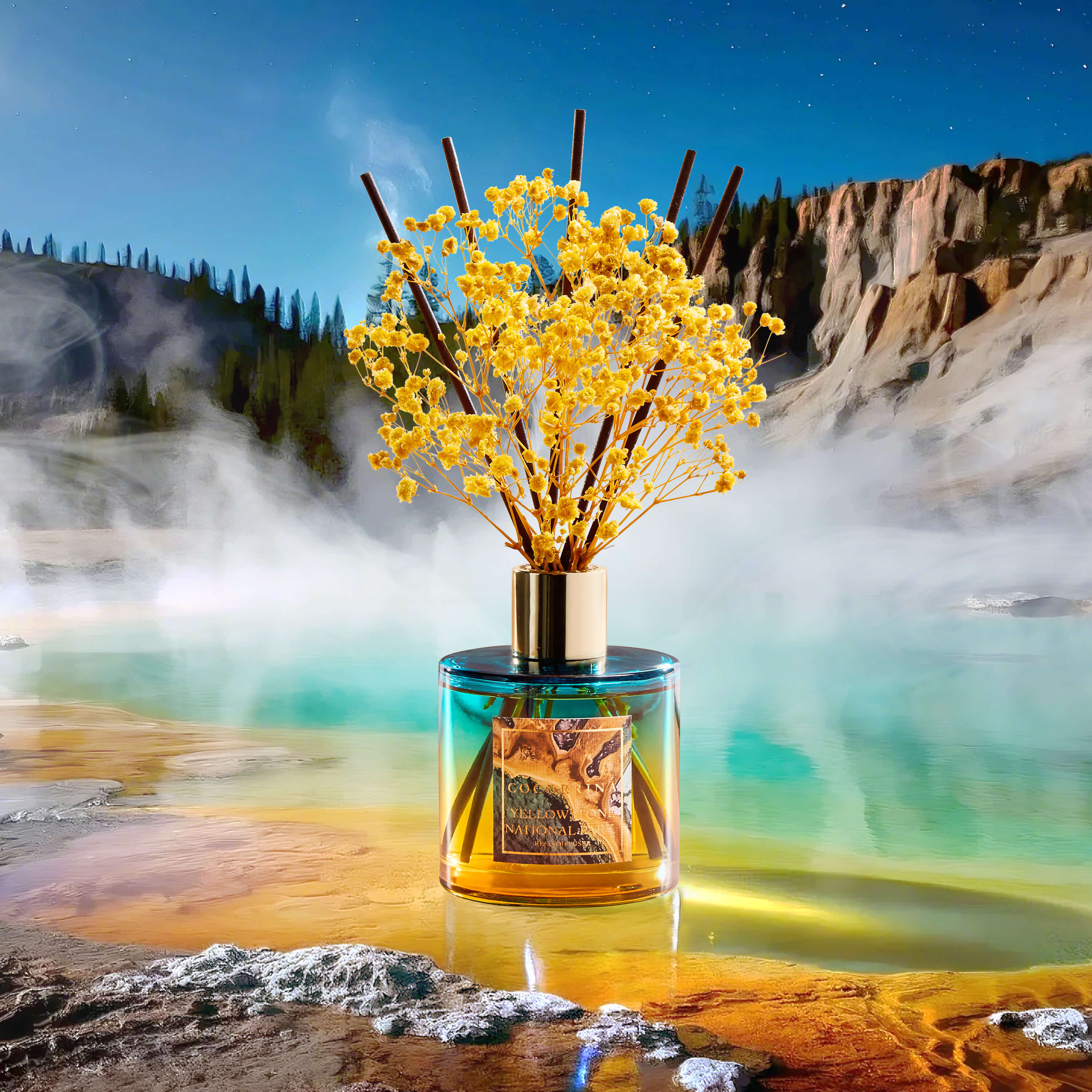 COCORRÍNA The Yellowstone Reed Diffuser Set