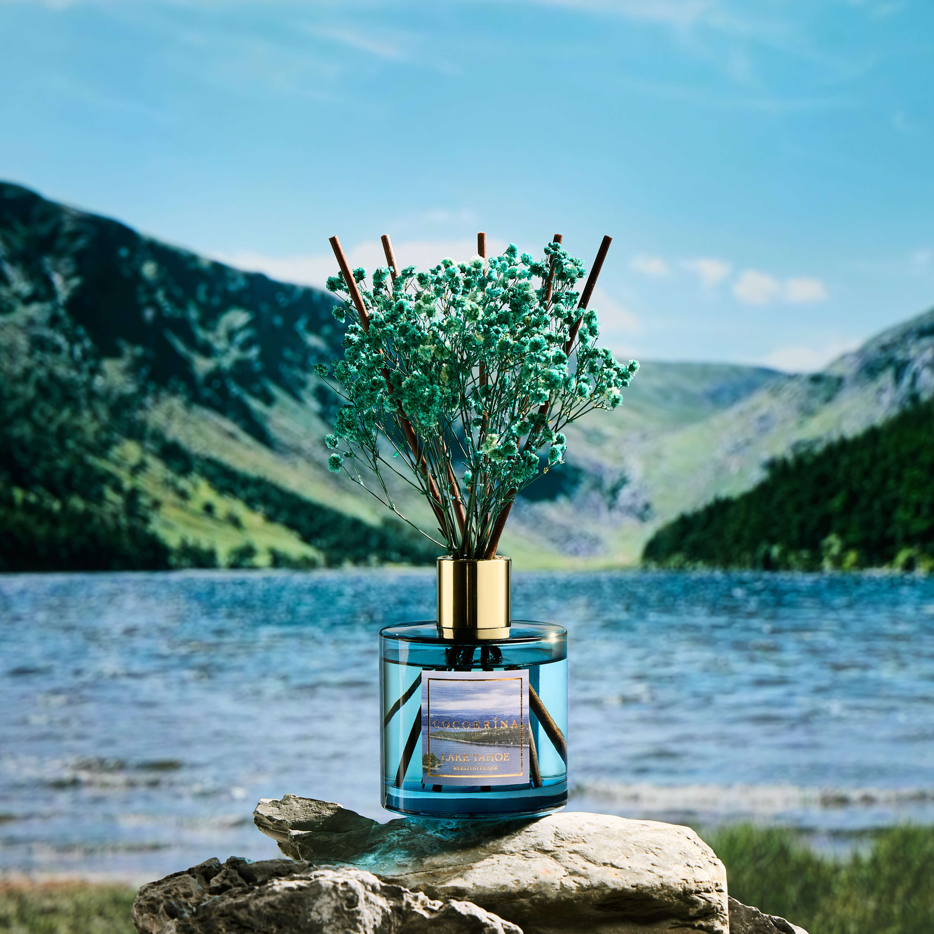 COCORRÍNA The Lake Tahoe Reed Diffuser Set
