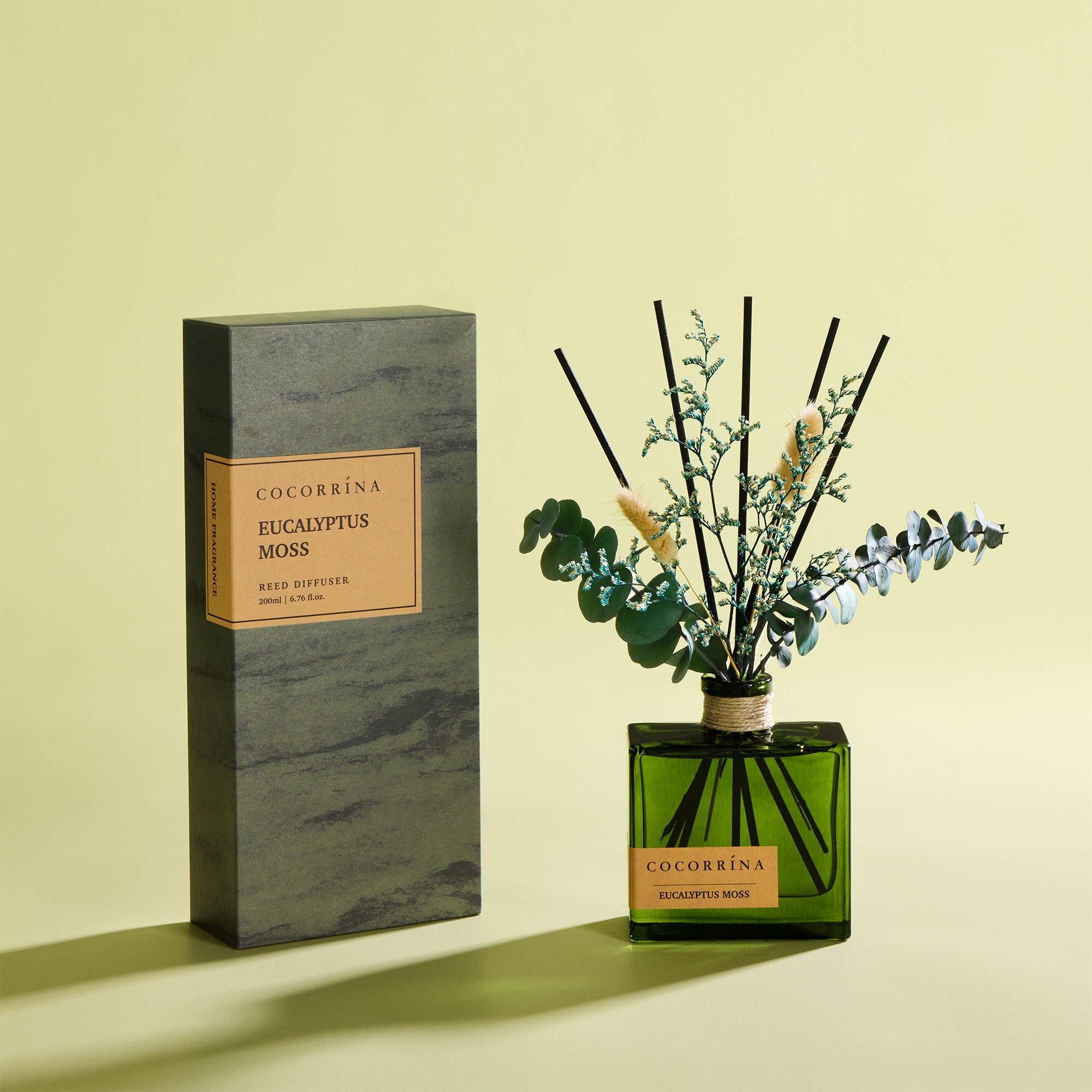 COCORRÍNA Eucalyptus Moss Reed Diffuser Set