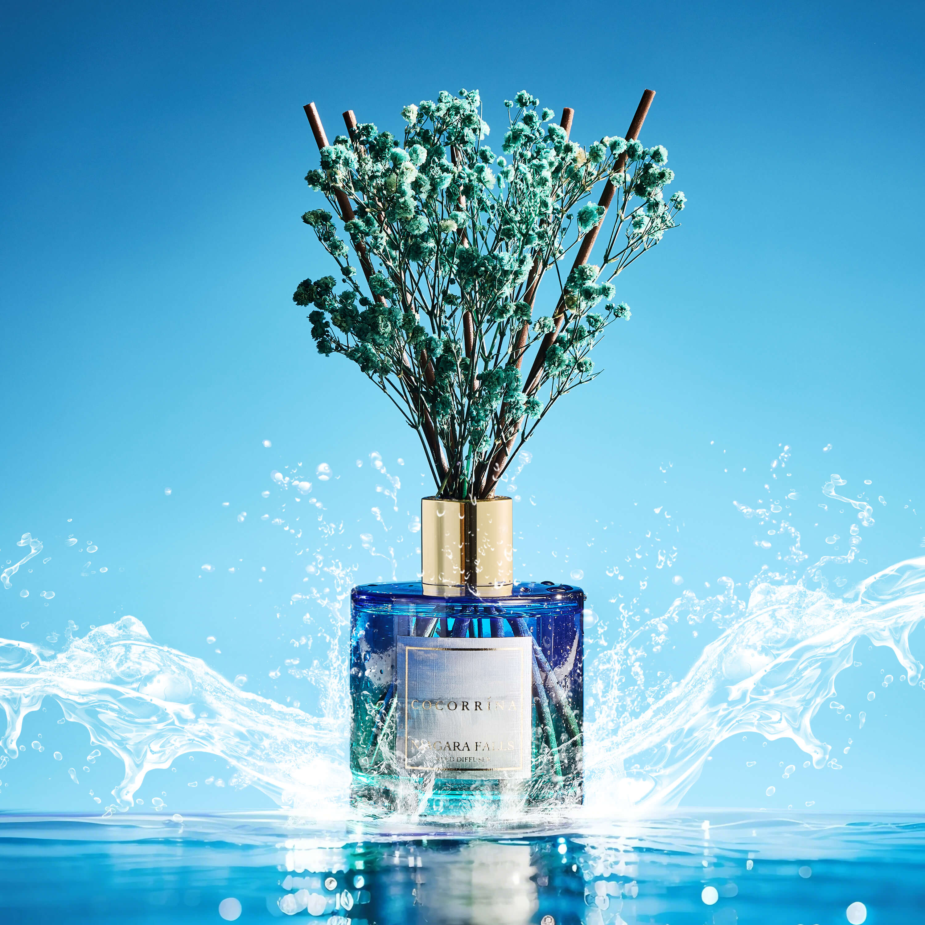 COCORRÍNA Niagara Falls Reed Diffuser Set