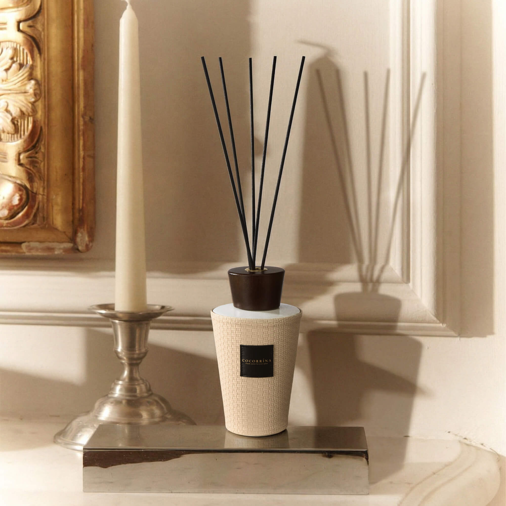 COCORRÍNA Clean Linen Reed Diffuser Set