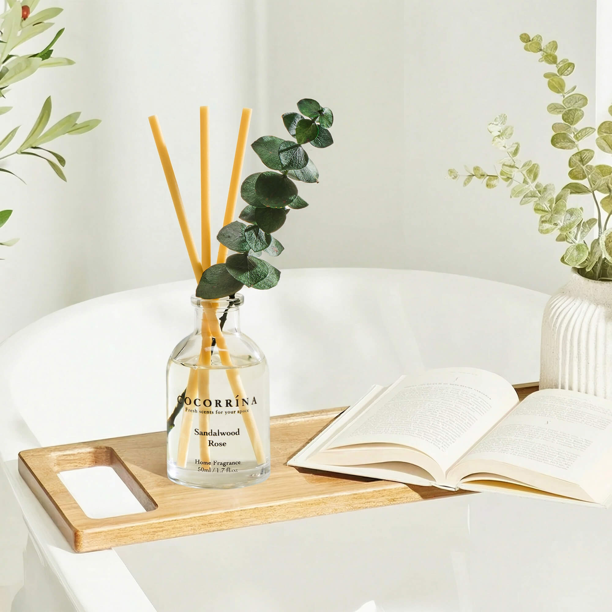 COCORRÍNA Eucalyptus Reed Diffuser Set of 3