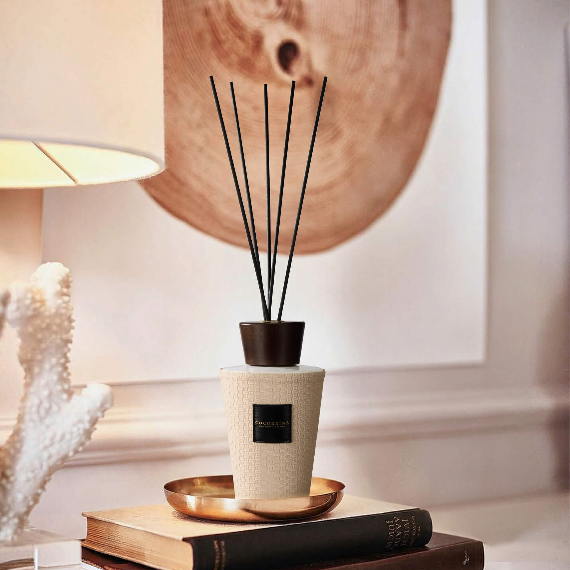 COCORRÍNA Clean Linen Reed Diffuser Set