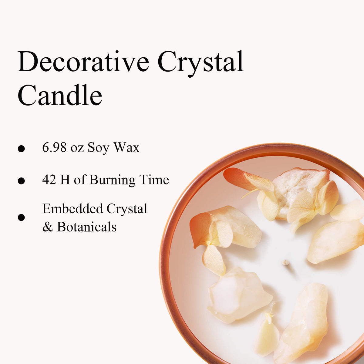 COCORRÍNA Apple Cinnamon Crystal Candle