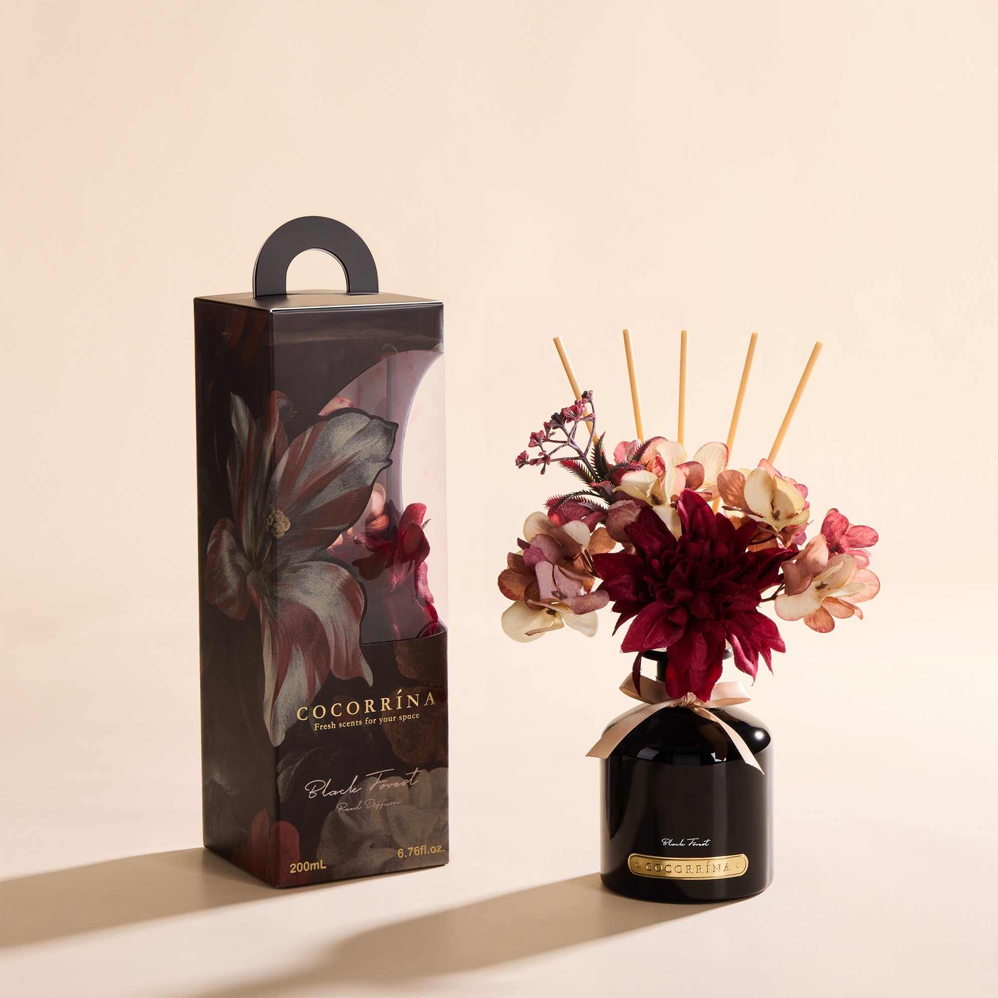 COCORRÍNA Black Forest Reed Diffuser Set