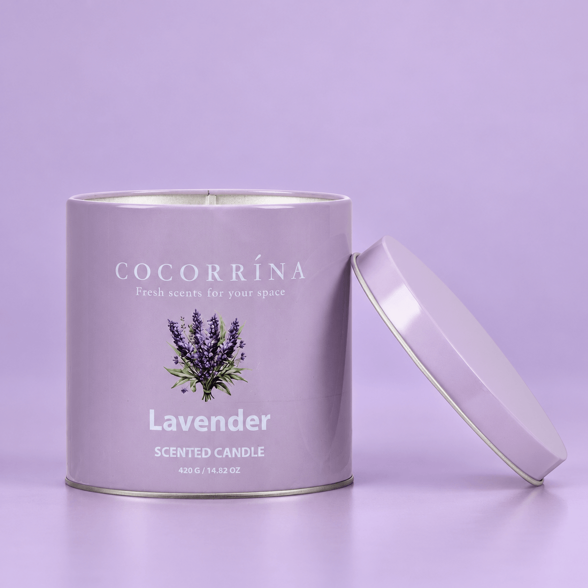 COCORRÍNA Lavender Jar Candle 14.82oz
