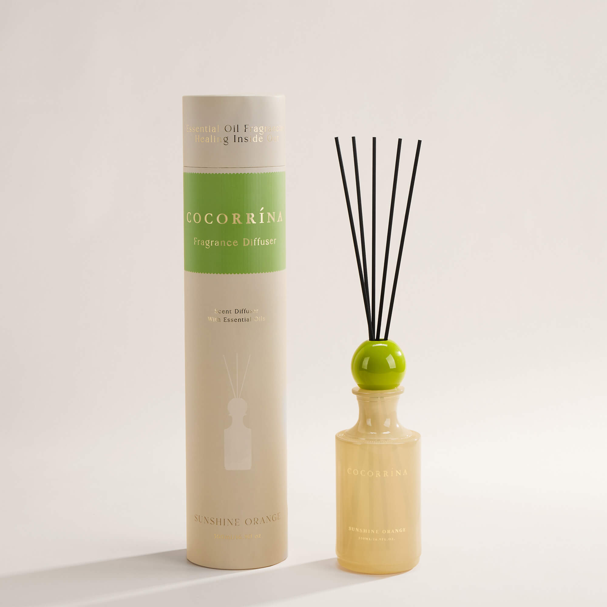 Difusor de varillas de vainilla y cachemira COCORRÍNA