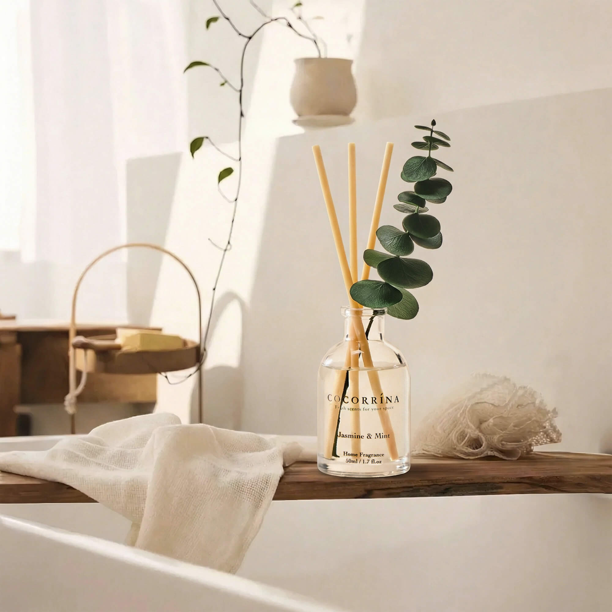COCORRÍNA Eucalyptus Reed Diffuser Set of 3