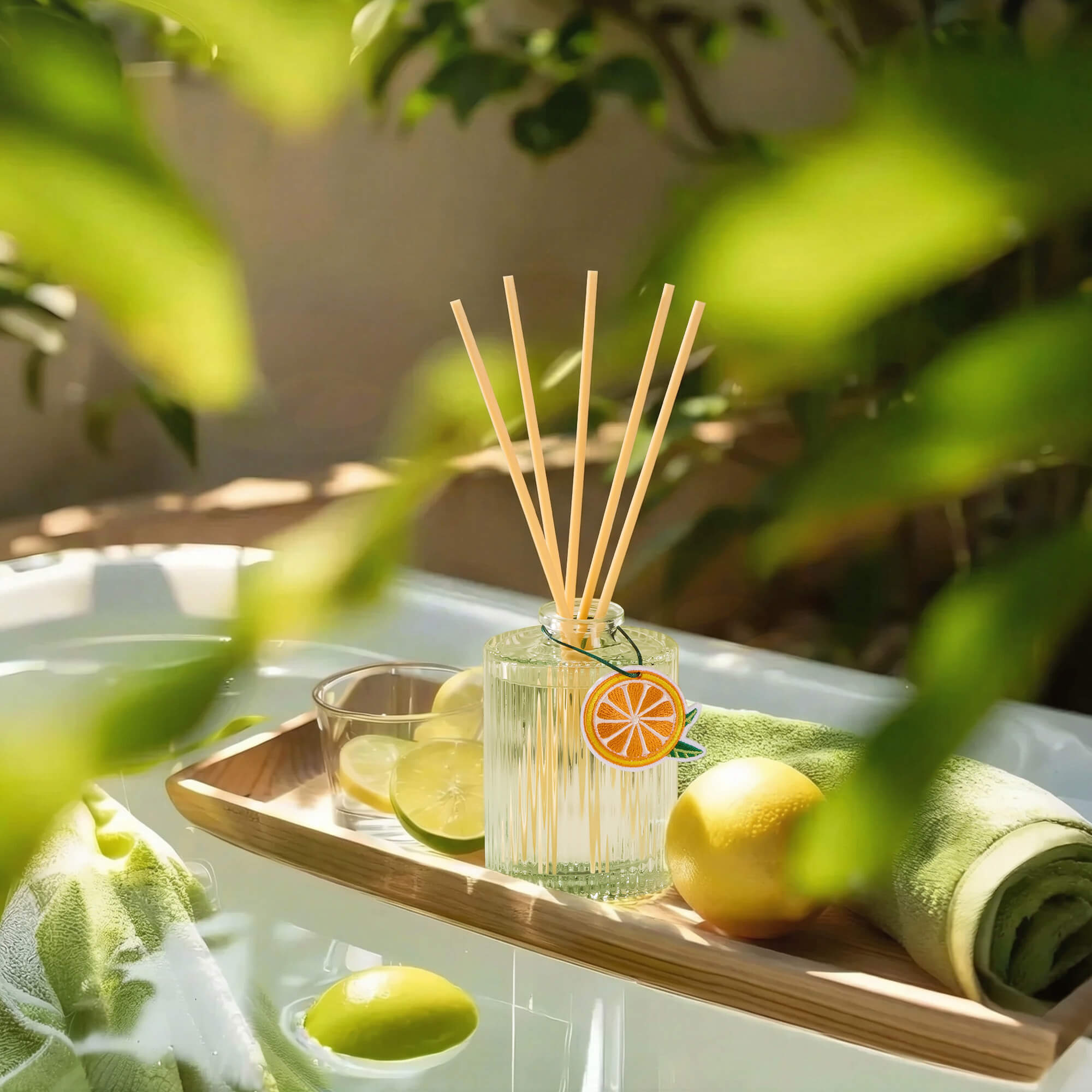 COCORRÍNA Sage & Citrus Reed Diffuser Set