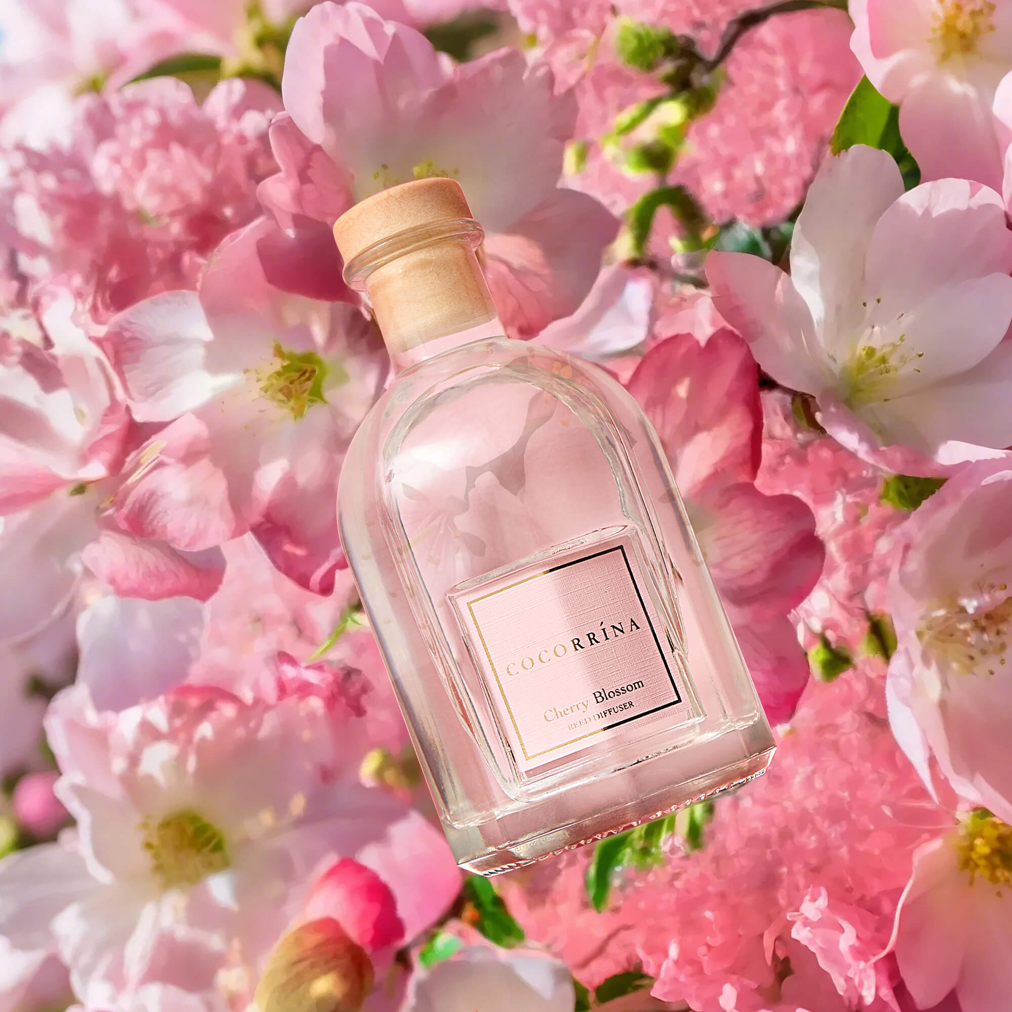 COCORRÍNA Tokyo Cherry Blossom Reed Diffuser Set