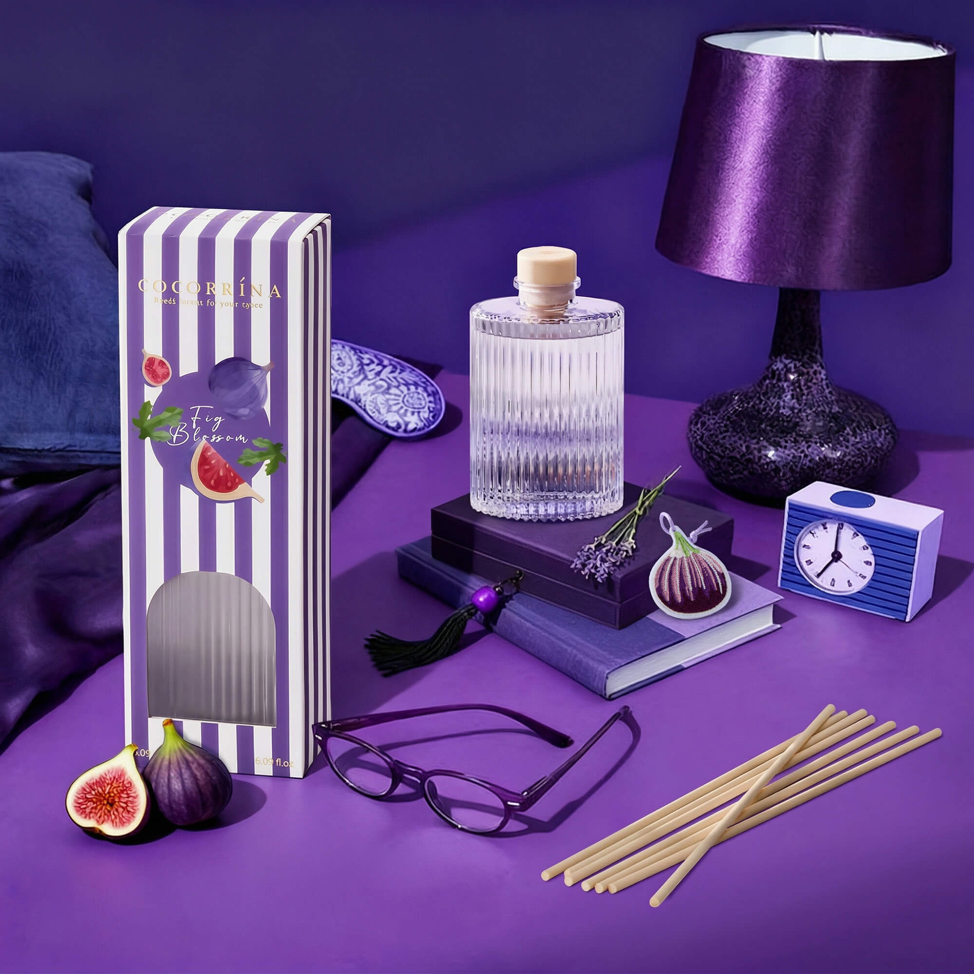 COCORRÍNA Fig Blossom Reed Diffuser Set