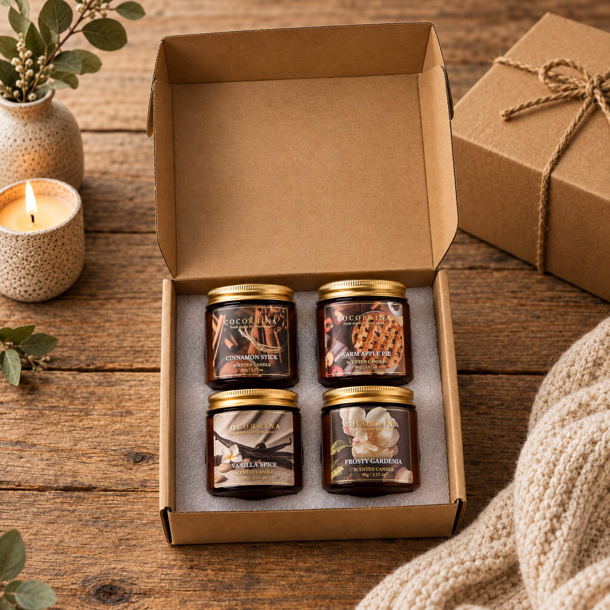 COCORRÍNA Candle Set of 4