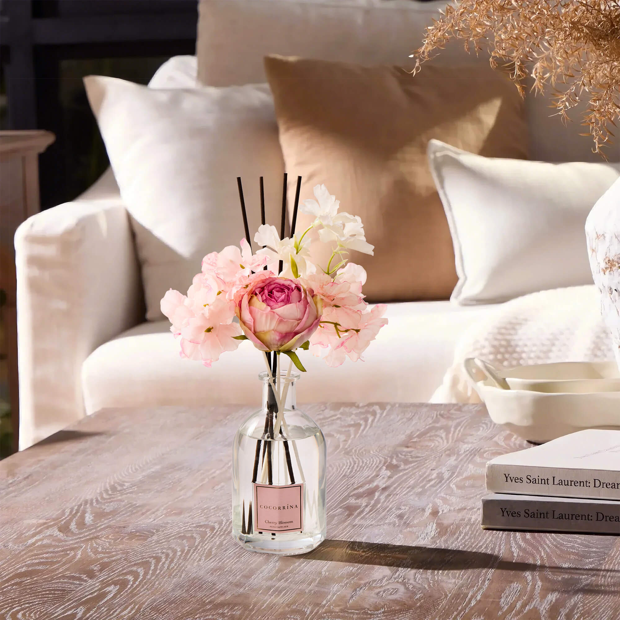 COCORRÍNA Tokyo Cherry Blossom Reed Diffuser Set