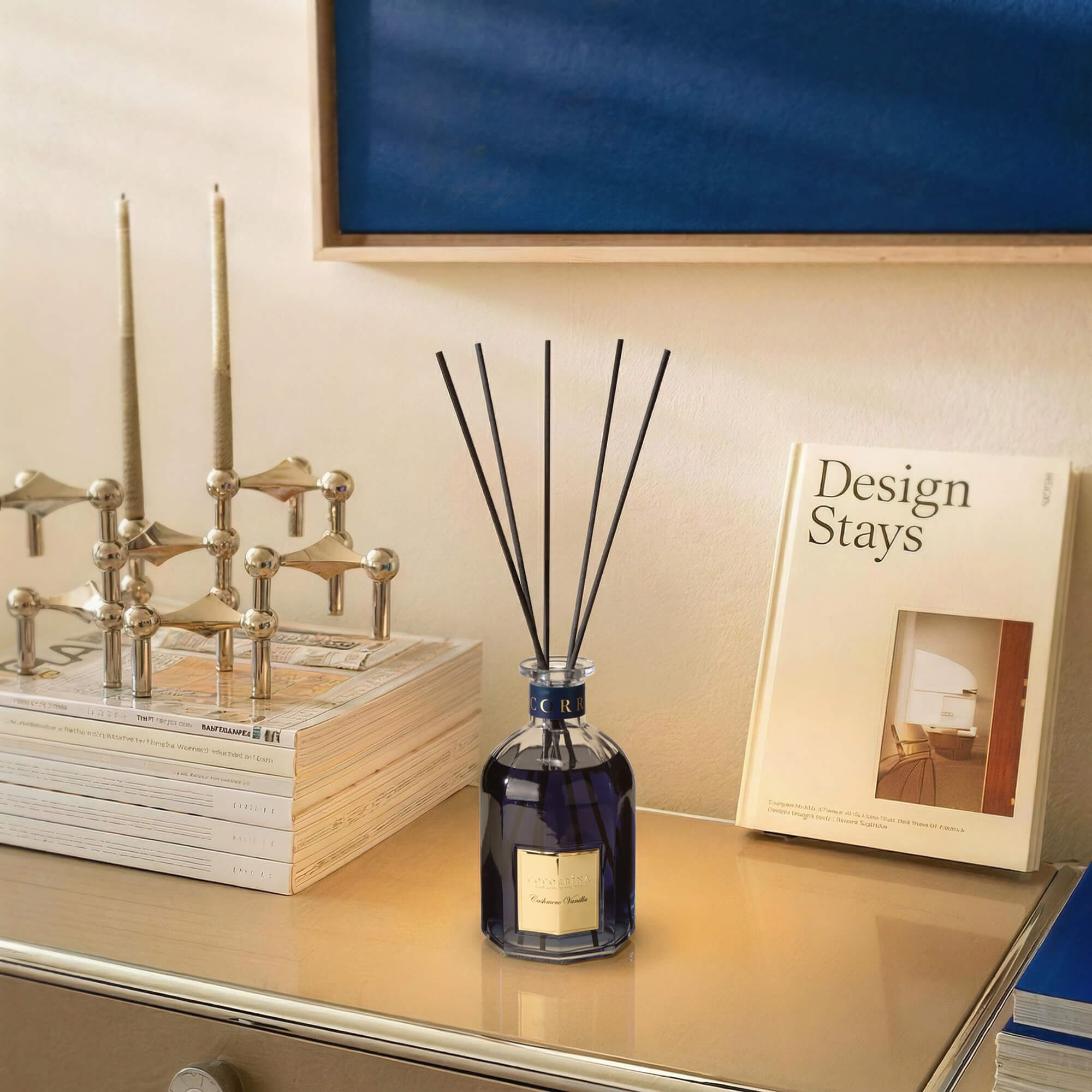 COCORRÍNA Cashmere Vanilla Reed Diffuser Set