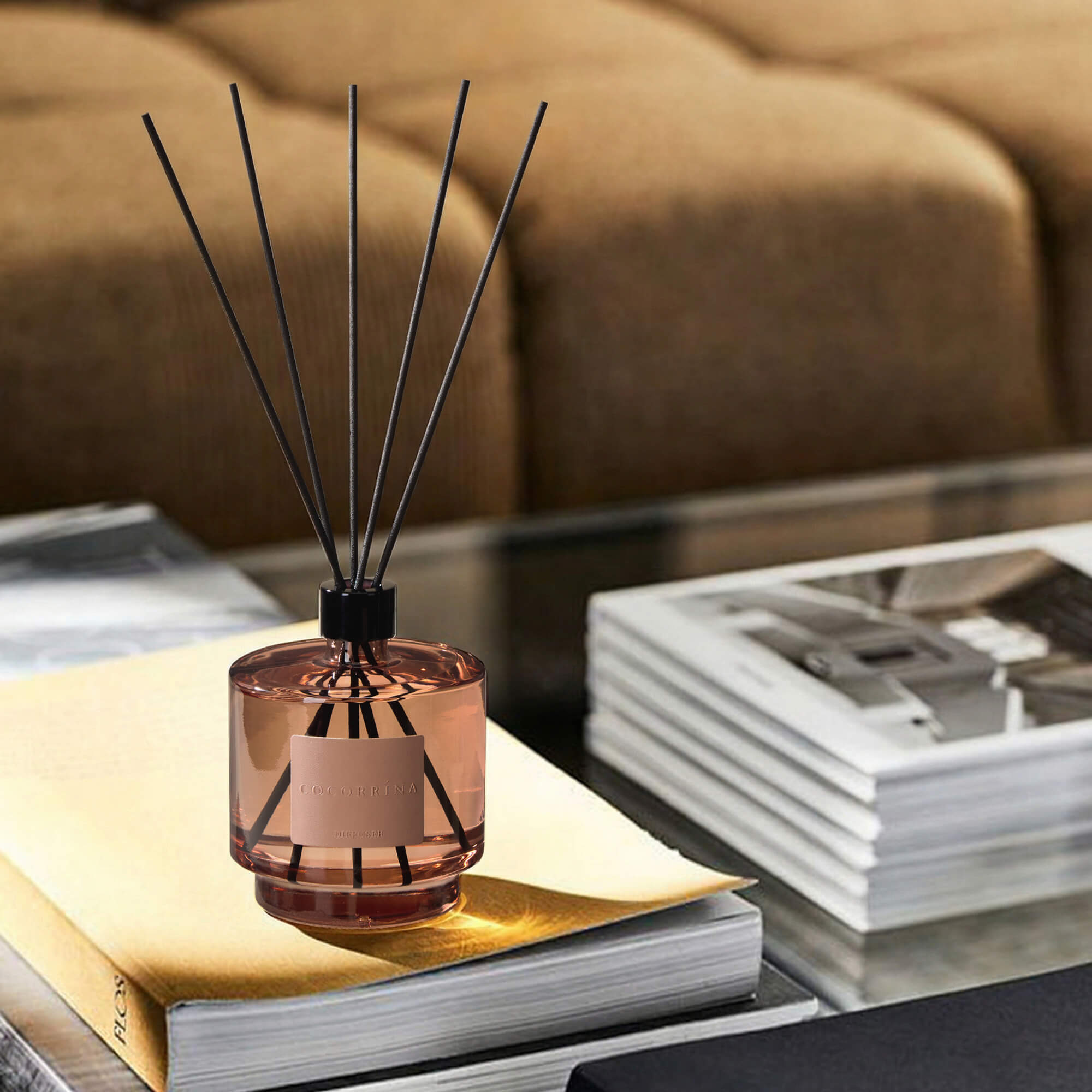 COCORRÍNA Sandalwood Rose Reed Diffuser Set
