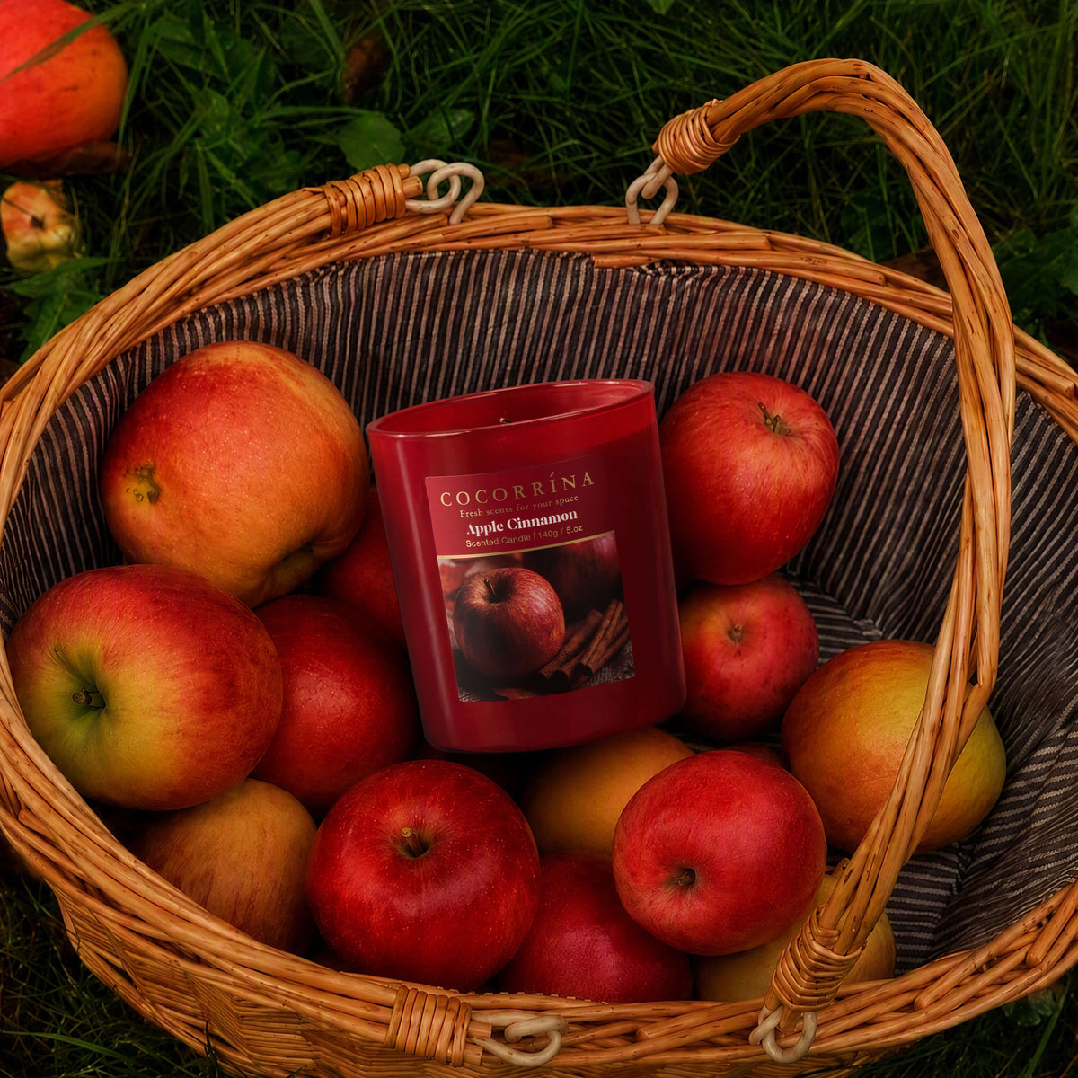 COCORRÍNA 5.oz Apple Cinnamon Candle(Pre-order)