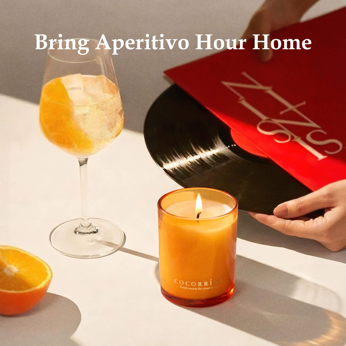 COCORRÍNA Aperol Spritz Candle