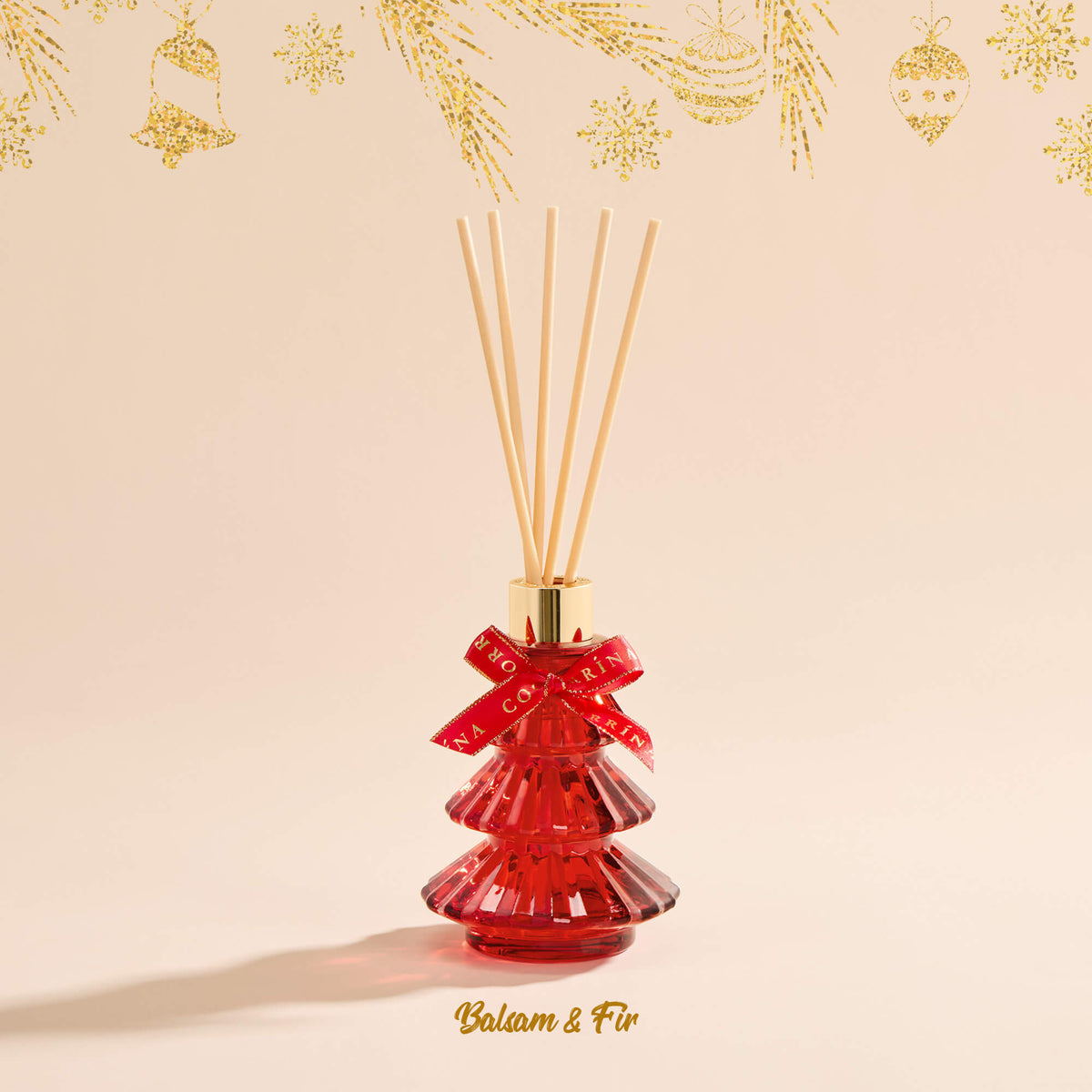 Difusor de varillas COCORRÍNA con forma de árbol de Navidad