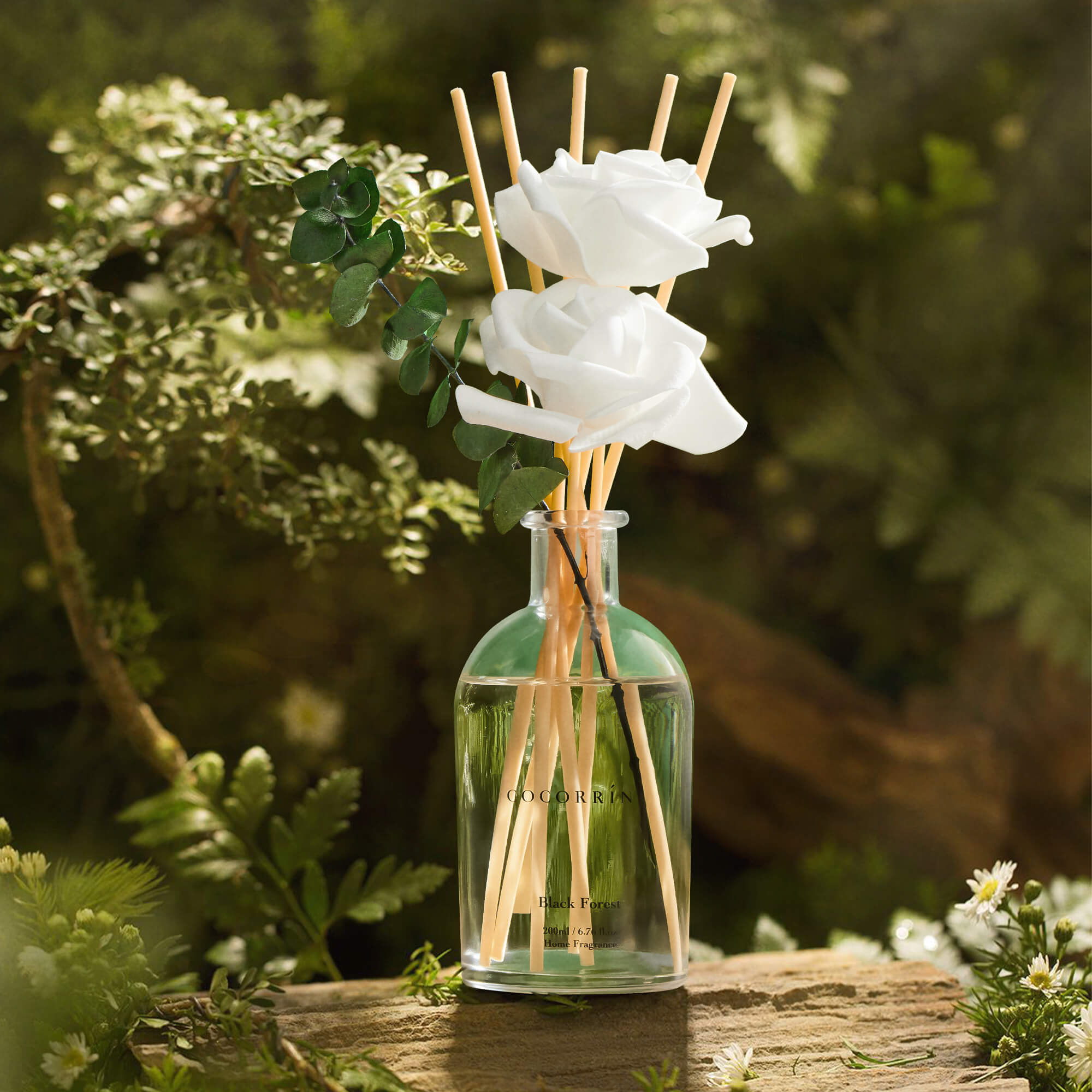COCORRÍNA Black Forest White Rose Reed Diffuser