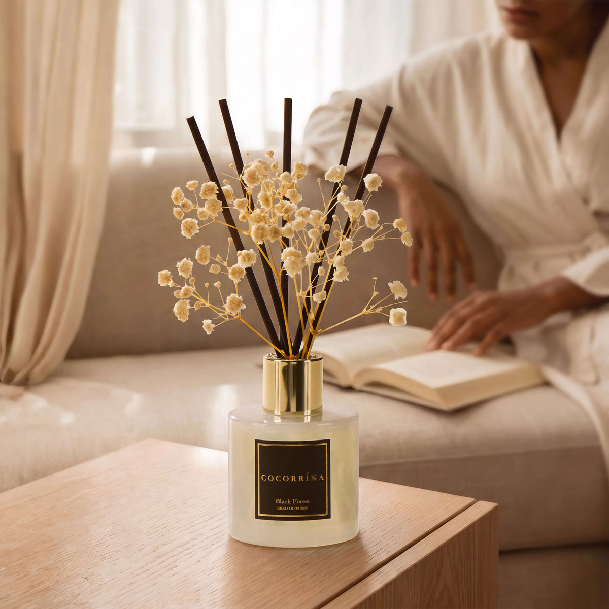 COCORRÍNA Black Forest Reed Diffuser Set