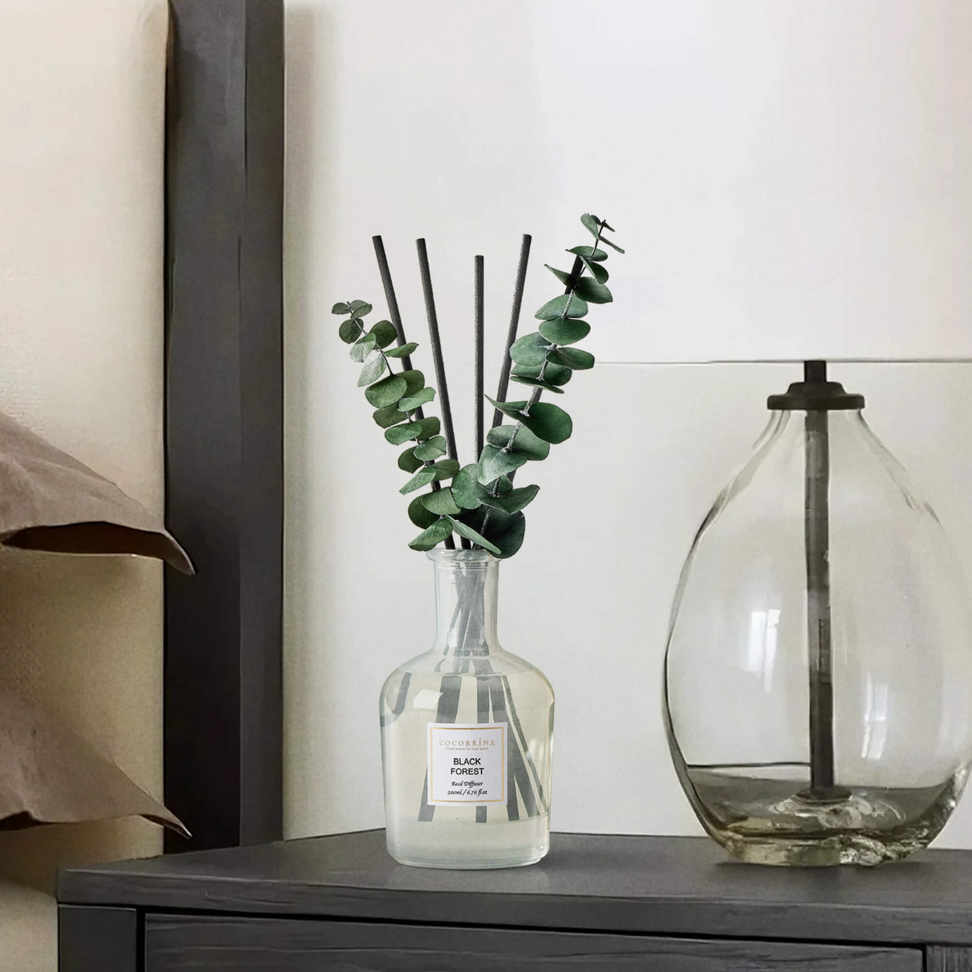 COCORRÍNA Black Forest Reed Diffuser Set