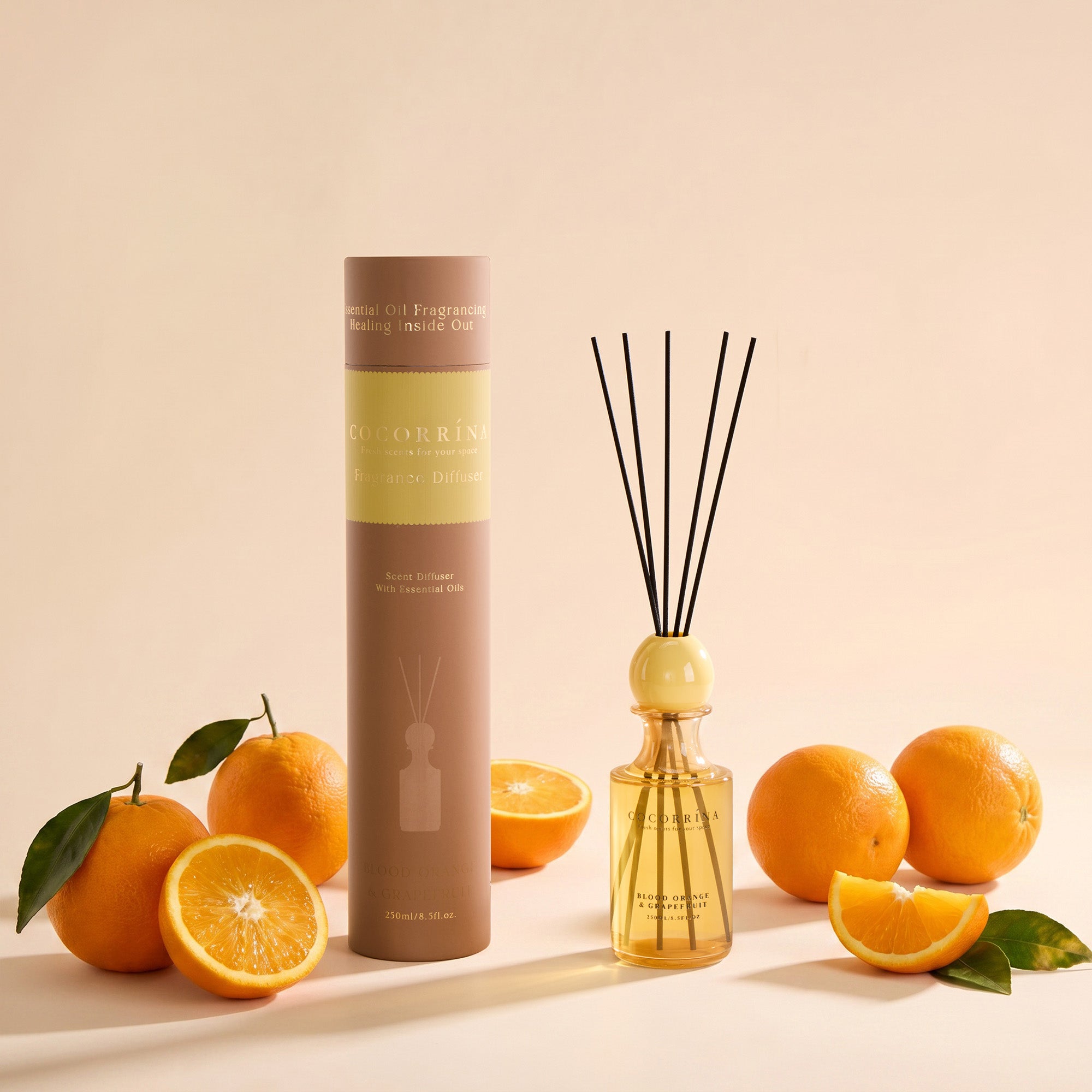 COCORRÍNA Blood Orange & Grapefruit Reed Diffuser