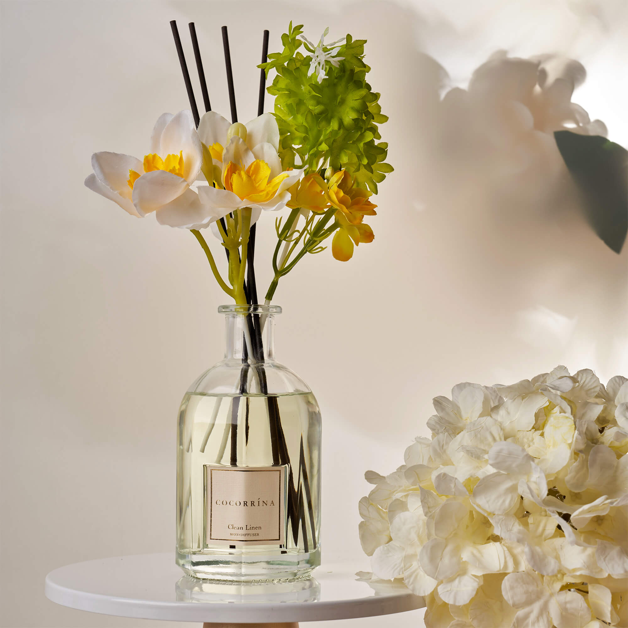COCORRÍNA Clean Linen Flower Reed Diffuser Diffuser