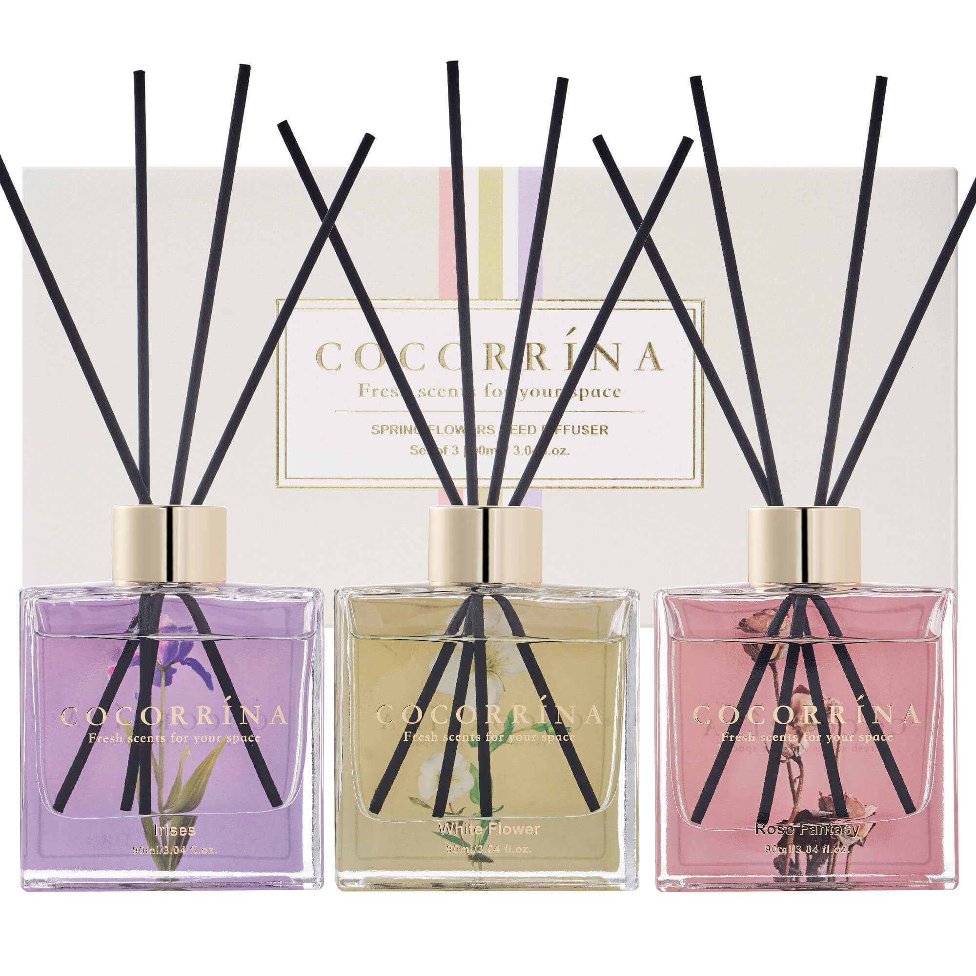 COCORRÍNA Reed Diffuser Set of 3