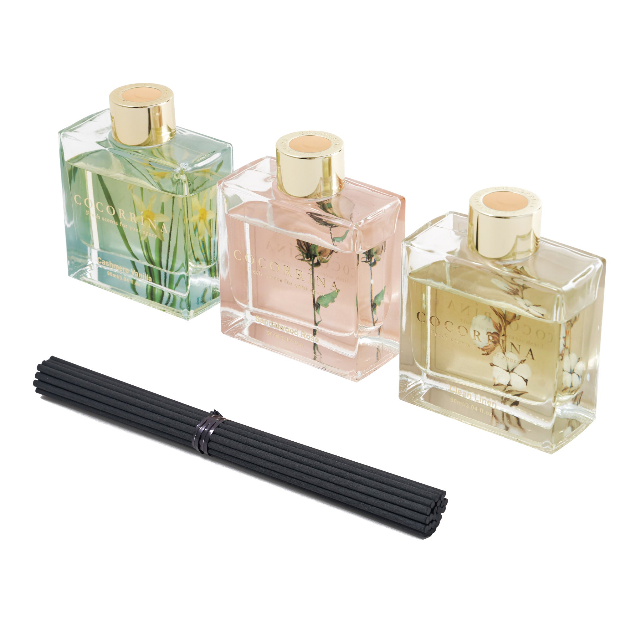 Difusor de varillas COCORRÍNA Set de 3