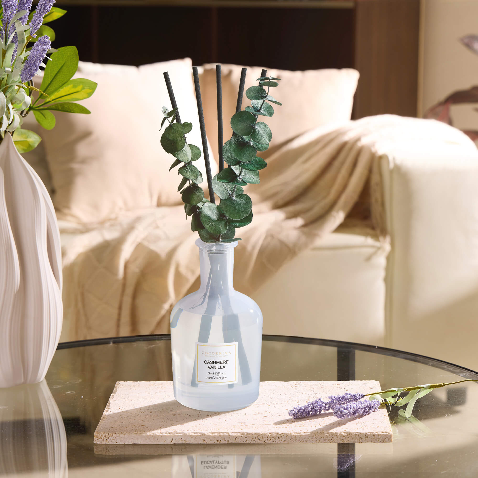 COCORRÍNA Cashmere Vanilla Reed Diffuser Set
