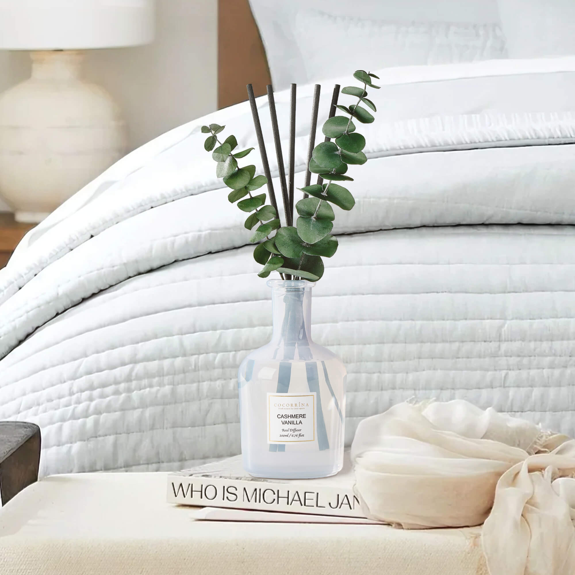 COCORRÍNA Cashmere Vanilla Reed Diffuser Set