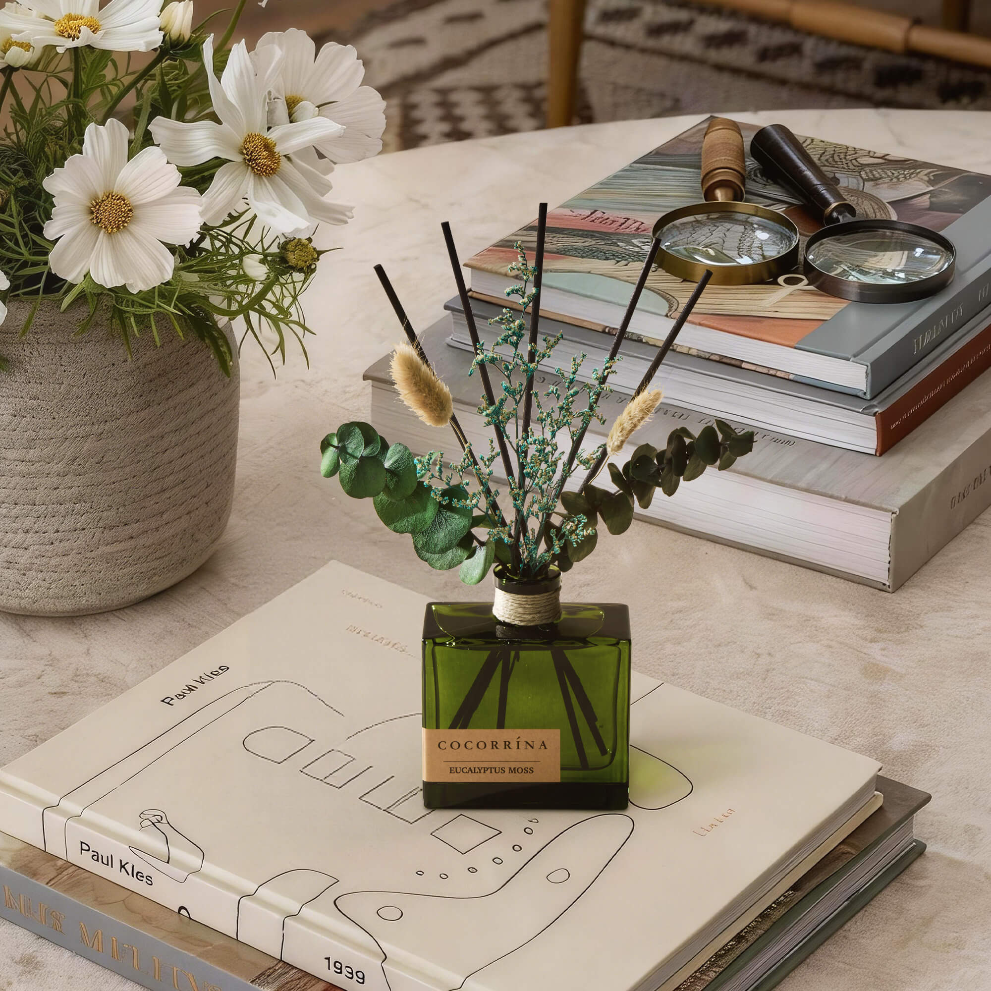 COCORRÍNA Eucalyptus Moss Reed Diffuser Set