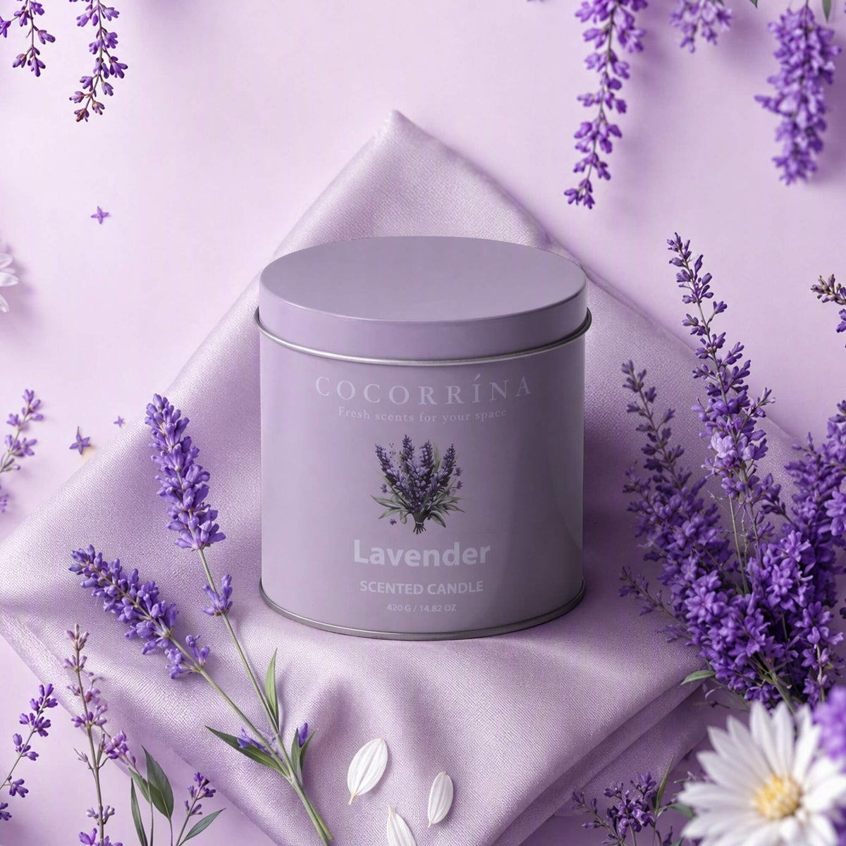COCORRÍNA Lavender Jar Candle 14.82oz
