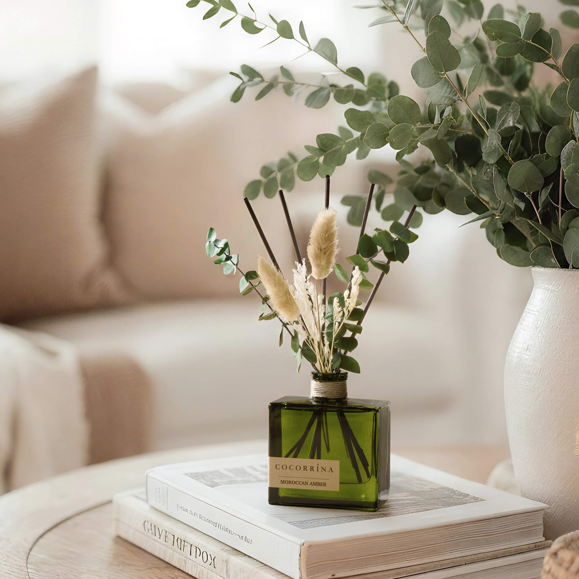 COCORRÍNA Moroccan Amber Reed Diffuser Set