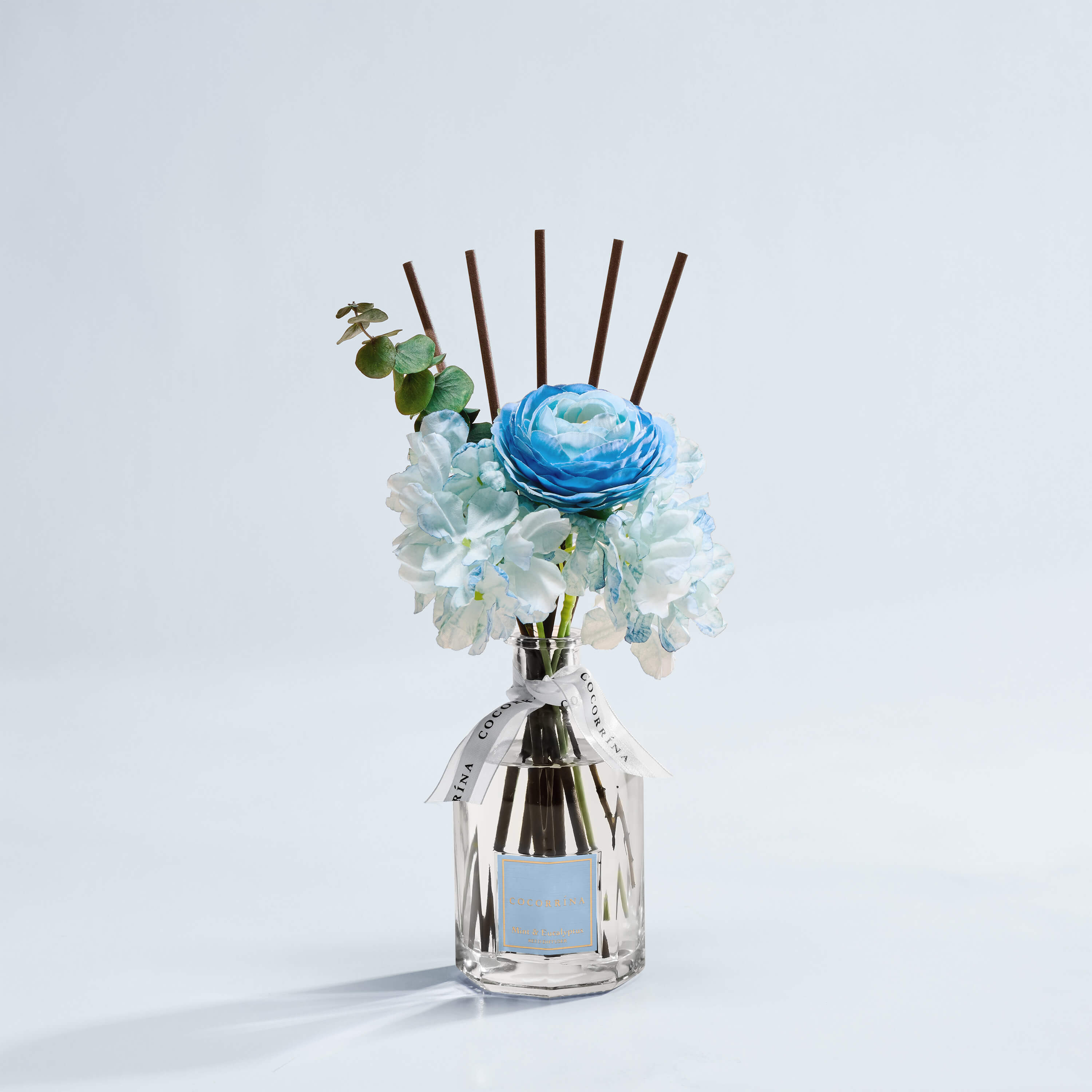 COCORRÍNA Mint & Eucalyptus Portable Gift Reed Diffuser Set
