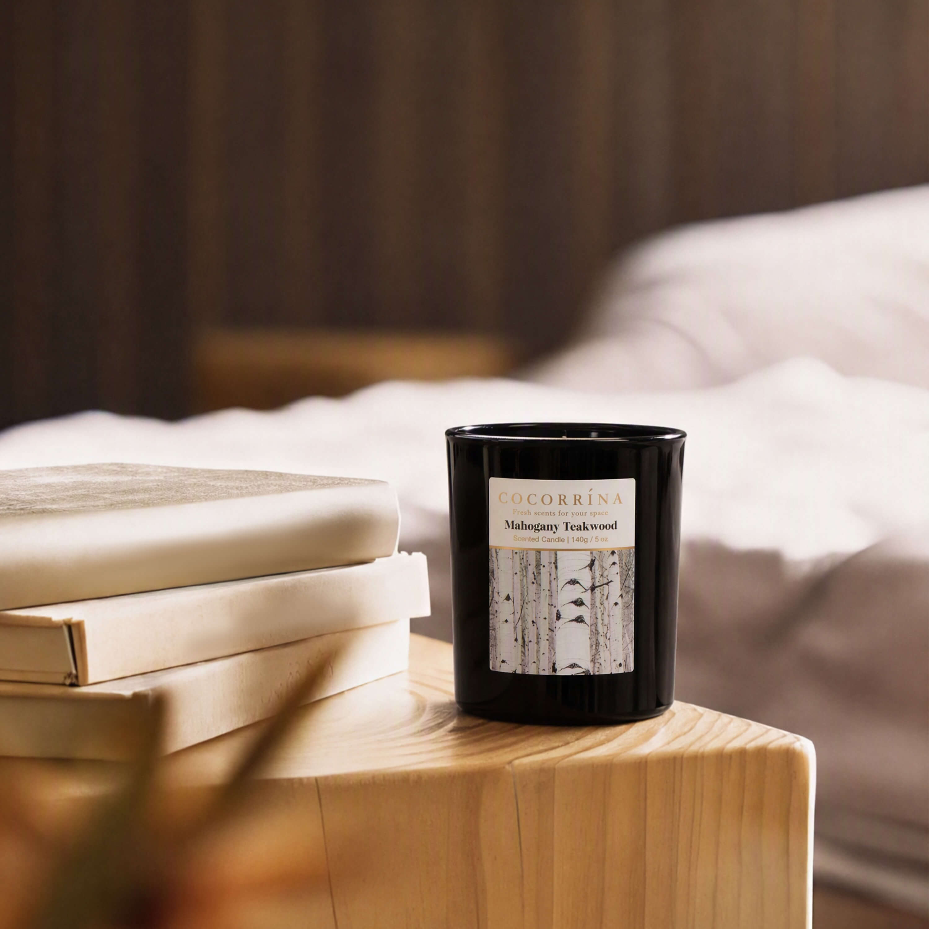 COCORRÍNA 5.oz Mahogany Teakwood Candle(Pre-order)
