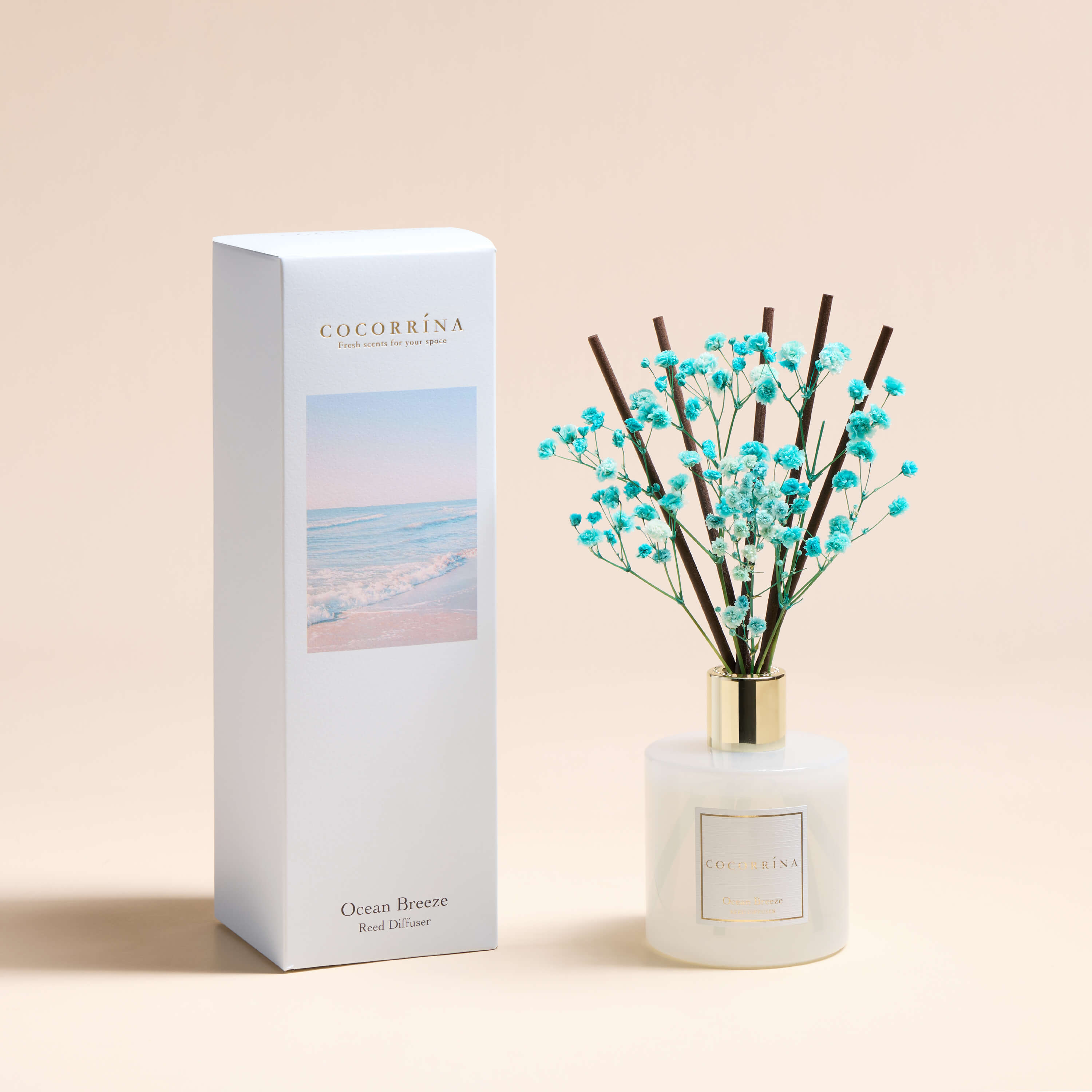 Set diffusore a bastoncini Brezza oceanica COCORRÍNA