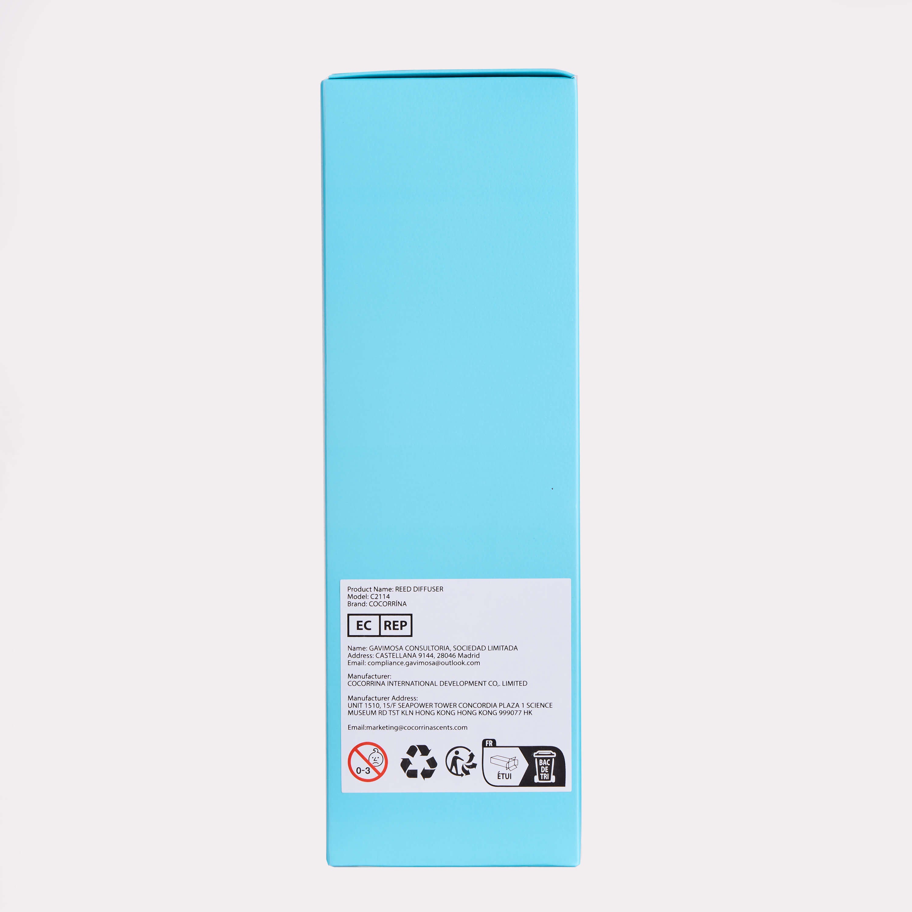 COCORRÍNA Ocean Mist Reed Diffuser Set